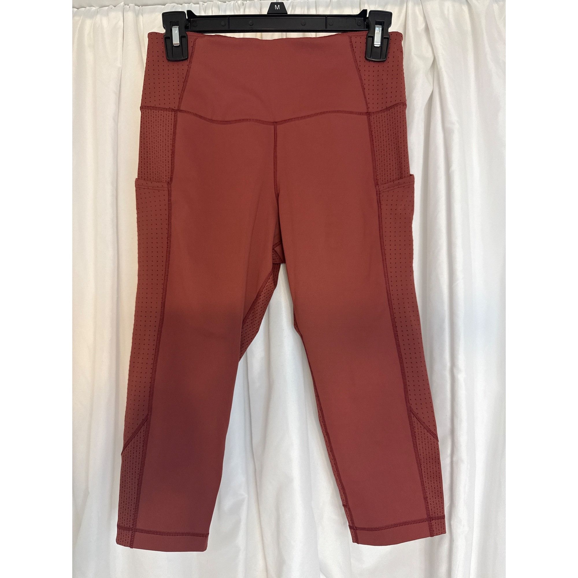 Brooks Brooks Method Womens Medium Terracotta 1/2 Crop Leggings 4 P Size 27" / US 4 / IT 40 - 5 Thumbnail