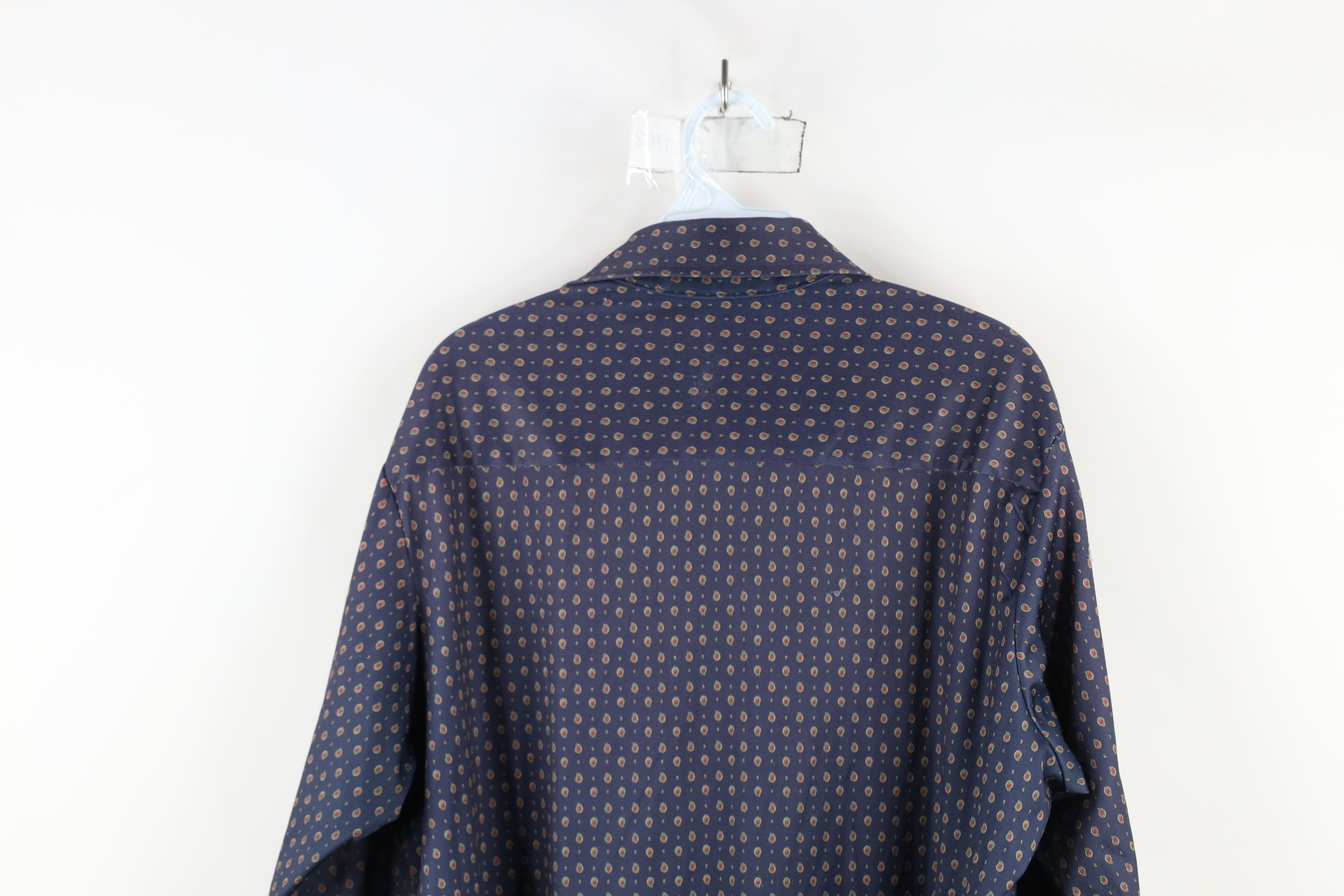 Vintage Vintage 70s Streetwear Paisley Collared Button Shirt USA Size US L / EU 52-54 / 3 - 12 Thumbnail