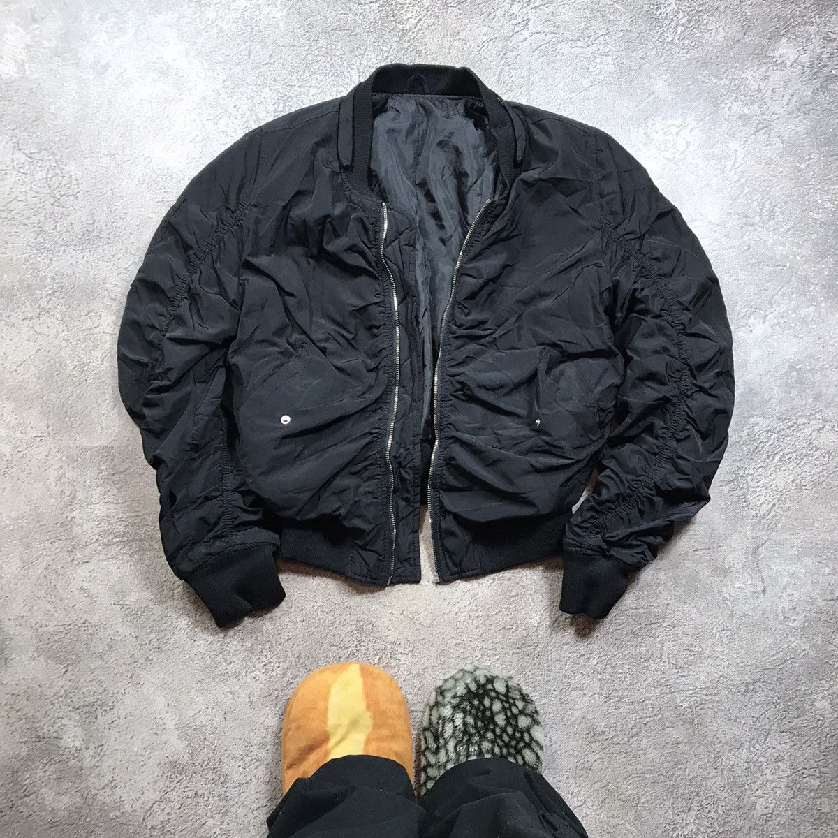 00s velor short down jacket opium Y2K