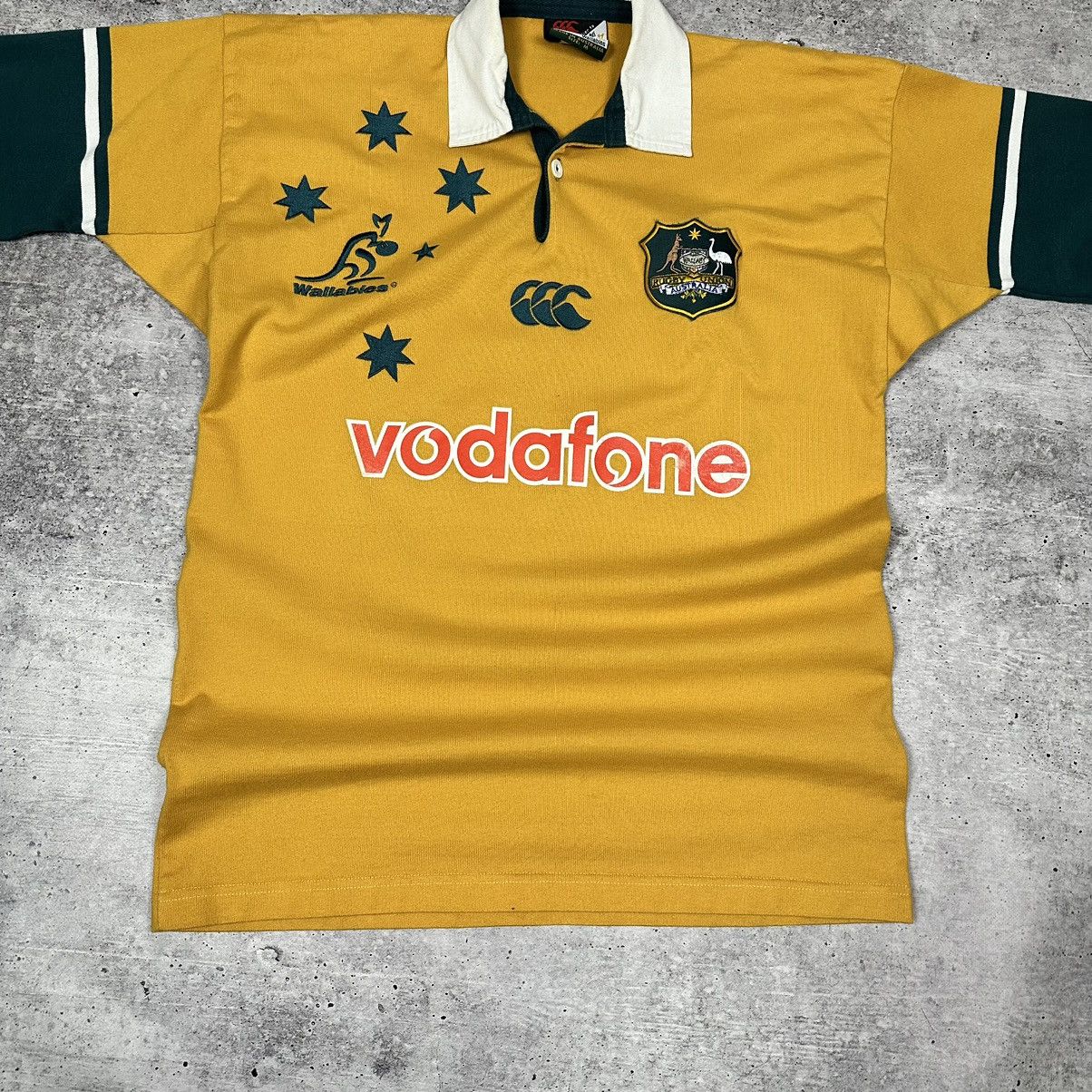 Canterbury of New Zealand Rare 00s Australia Wallabies Canterbury Rugby Union Jersey Size US M / EU 48-50 / 2 - 5 Thumbnail