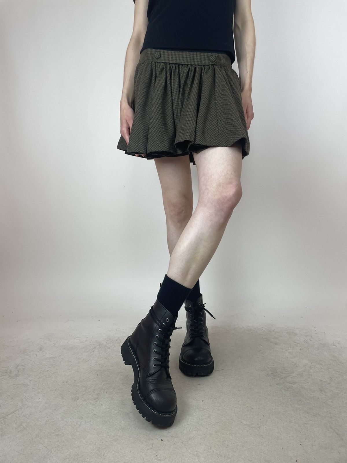 Jack Wills × Vintage Jack Wills Wool pleated mini skirt Womens size 8 Size 27" / US 4 / IT 40 - 1 Thumbnail
