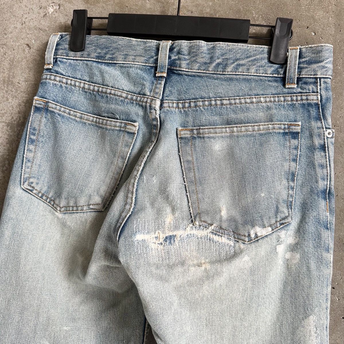 Vintage Helmut Lang THRASHED Painter Denim