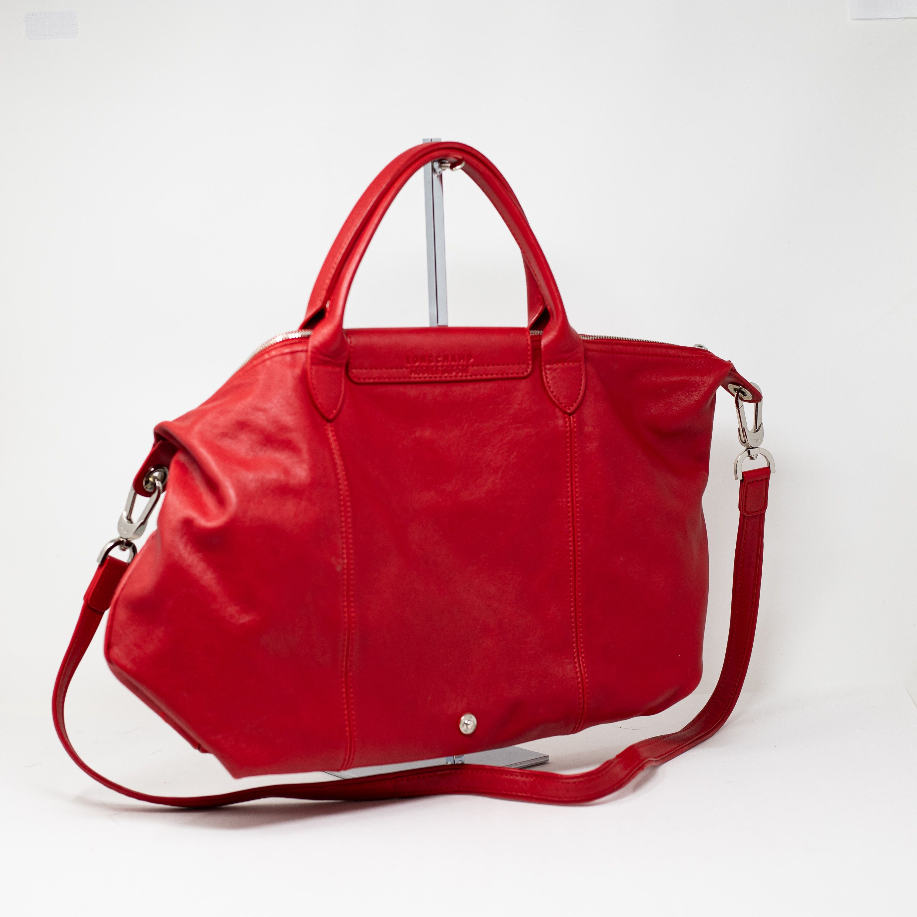Longchamp Longchamp Le Pliage Cuir Medium Genuine Size ONE SIZE - 4 Thumbnail