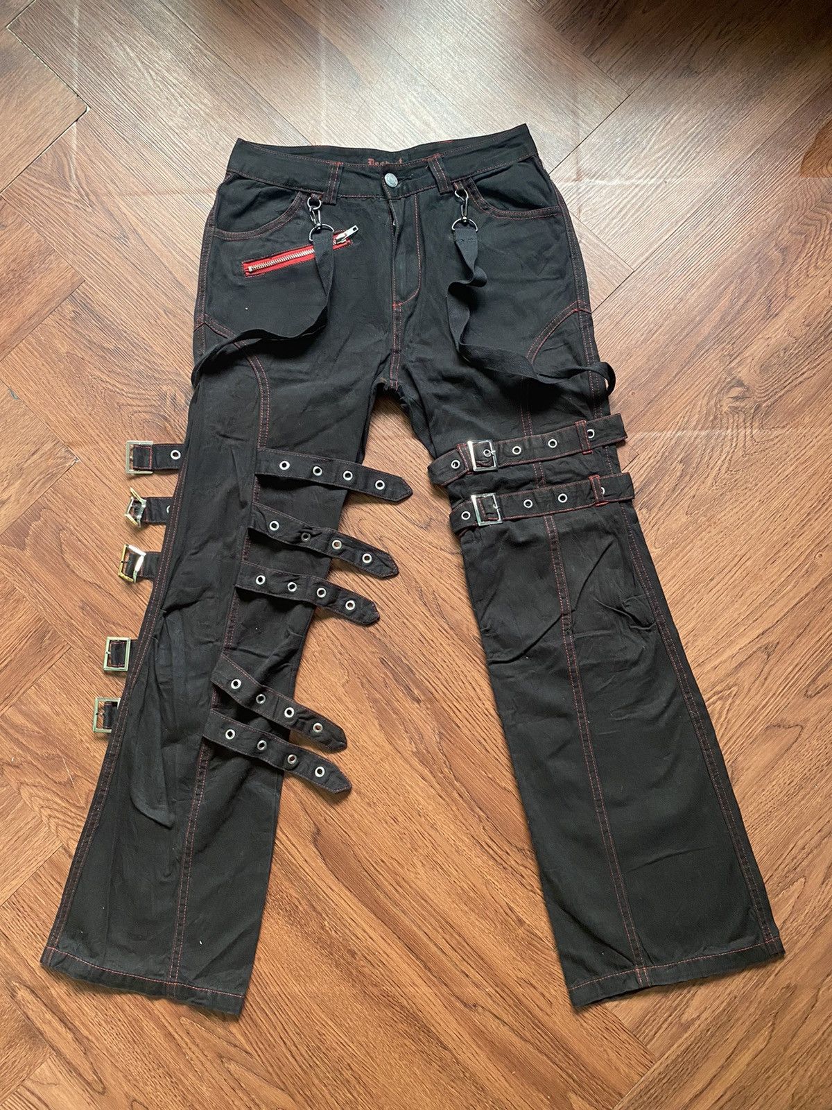 パンツ archive NICOLE bondage flare cargo pants Avant Garde × If Six Was Nine × Streetwear Deorart Bondage