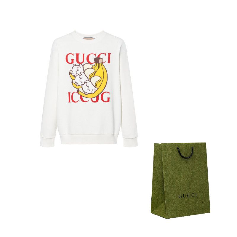 Gucci Gucci Bananya Cartoon Sweatshirt Size L Size US L / EU 52-54 / 3 - 1 Thumbnail