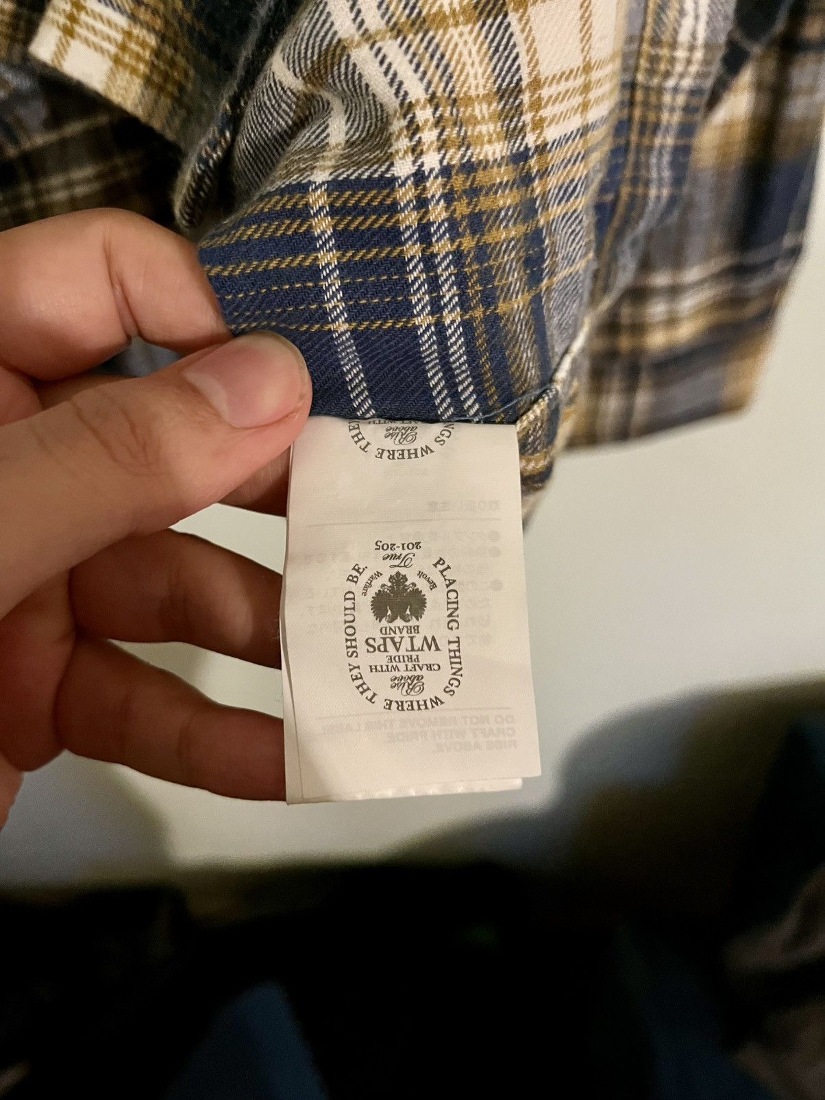 Wtaps WTAPS Plaid Flannel Shirt Made in Japan Size S Size US S / EU 44-46 / 1 - 5 Thumbnail