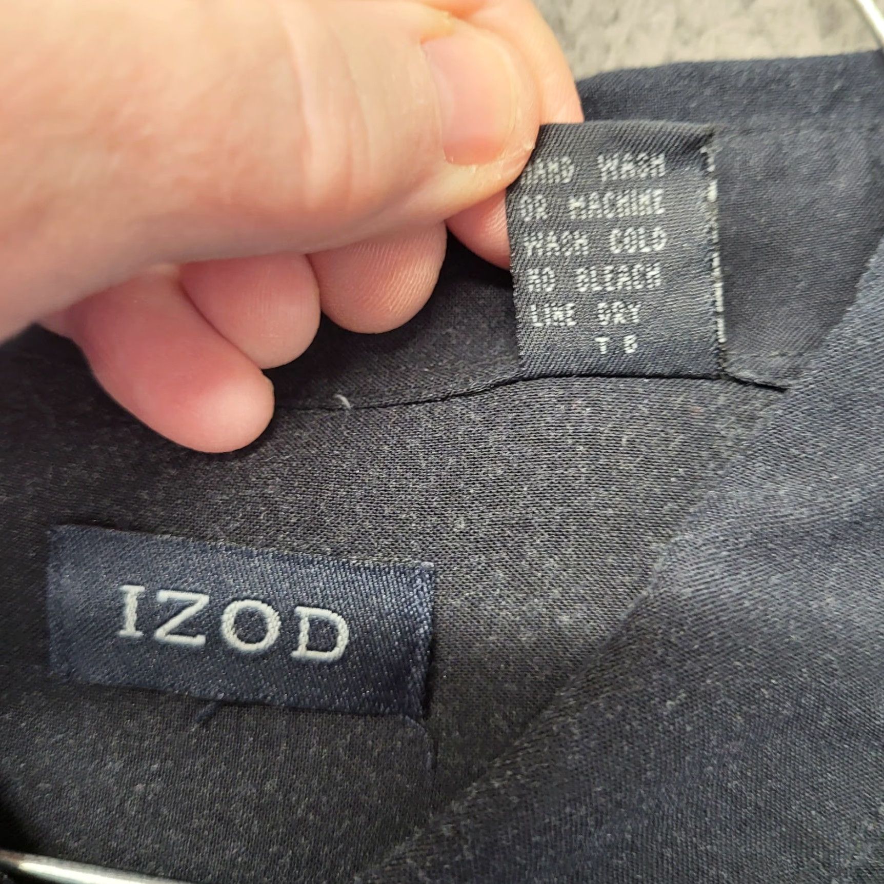 Izod IZOD Golf Shirt Mens XXL Black Floral Short Sleeve Hawaiian Button Up Shirt Size US XL / EU 56 / 4 - 7 Thumbnail