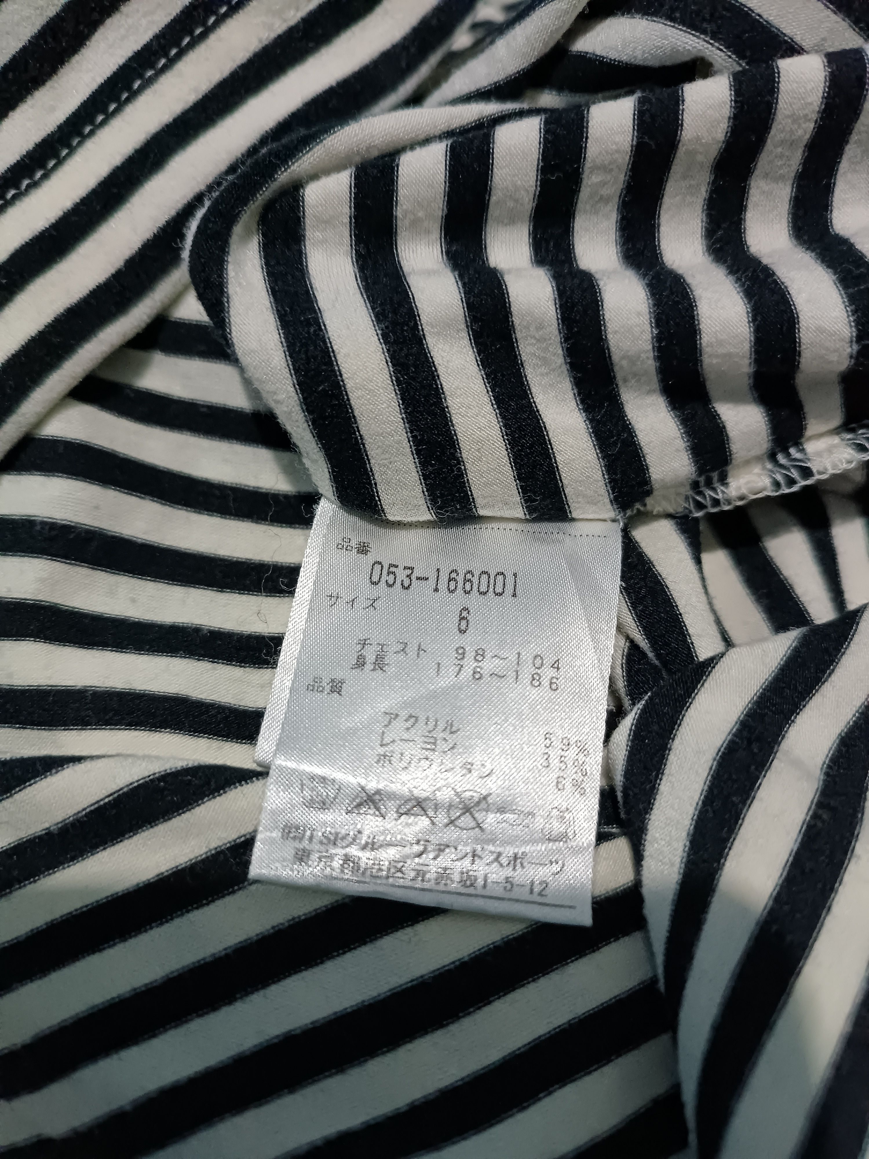Japanese Brand × Vintage PEARLY GATES Half-zip long-sleeve T-shirt with stripes Size M / US 6-8 / IT 42-44 - 8 Thumbnail