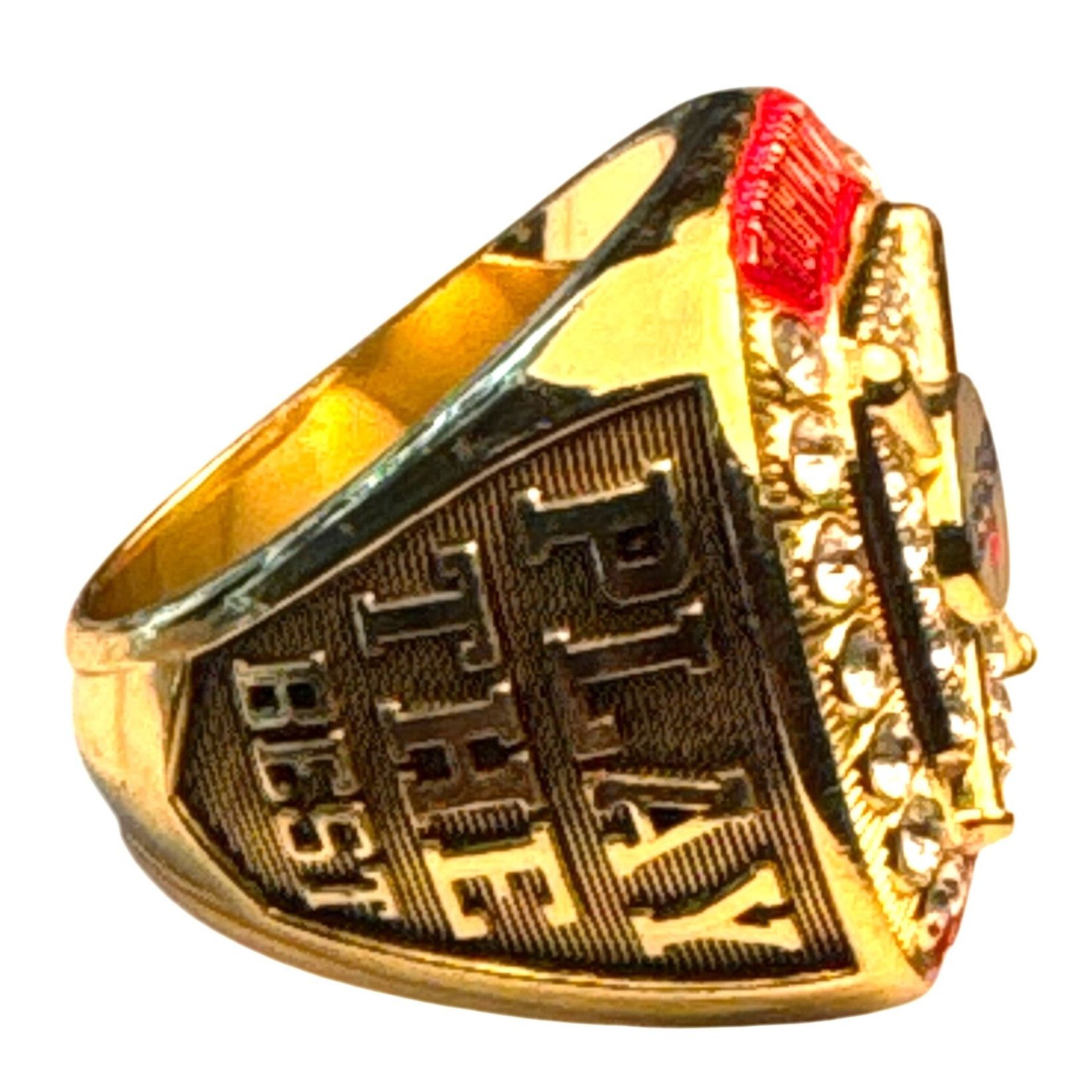 Other Baseball USSSA Tournament Champions Ring Size 15 Play Bat Ba Size ONE SIZE - 4 Thumbnail