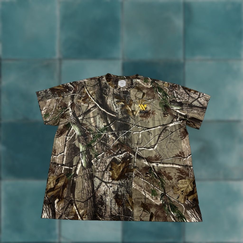 Vintage Sportex Safety Shirt Mens 2XL Real Tree Camouflage Camo Watco Companies Size US XXL / EU 58 / 5 - 1 Thumbnail