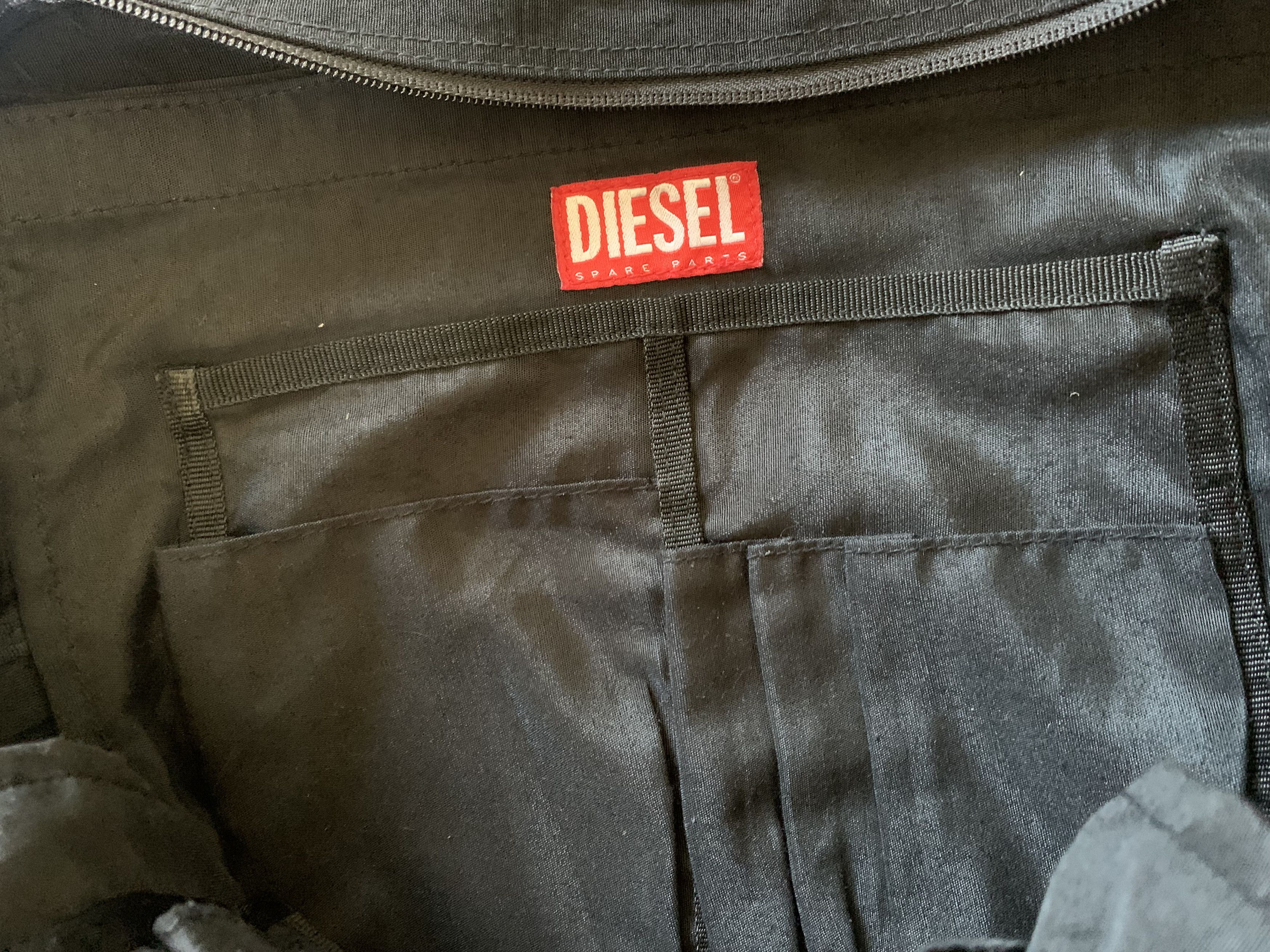 Diesel Diesel Mens Vintage Rare Cotton Black Backpack Archival Size ONE SIZE - 7 Thumbnail