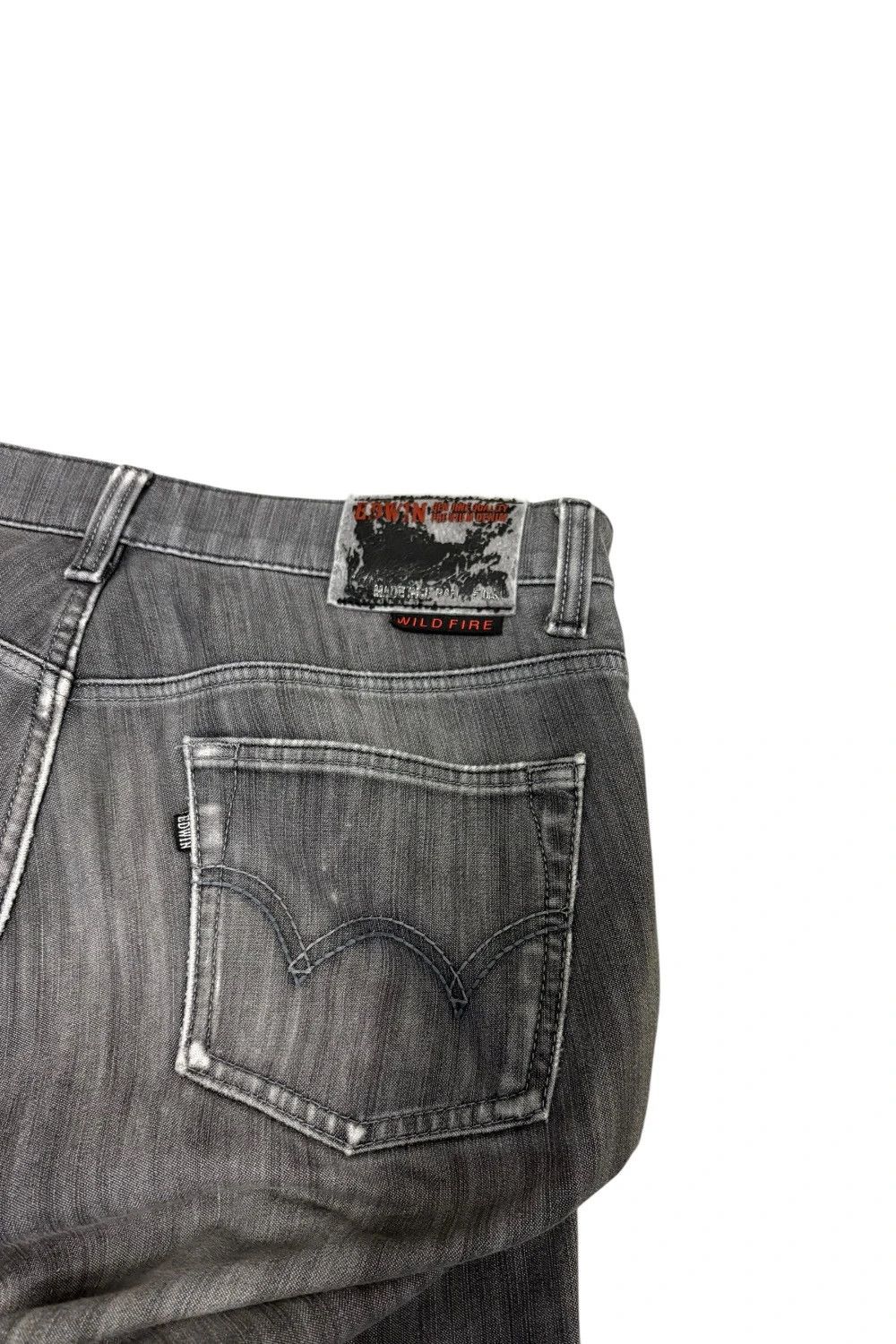 Edwin Japanese brand Edwin grey marble wash denim jeans Size US 34 / EU 50 - 7 Thumbnail