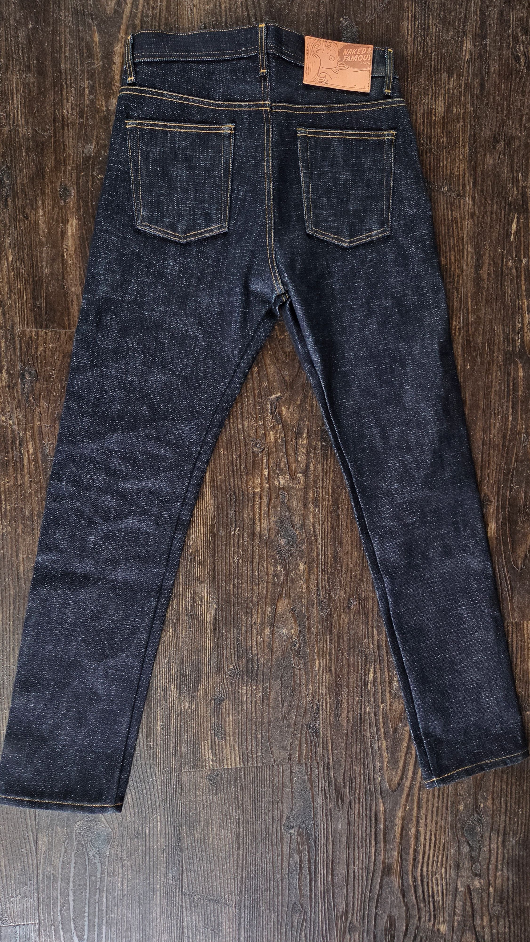 Naked & Famous Elephant 12, 20oz. Broken twill Size US 31 - 8 Thumbnail