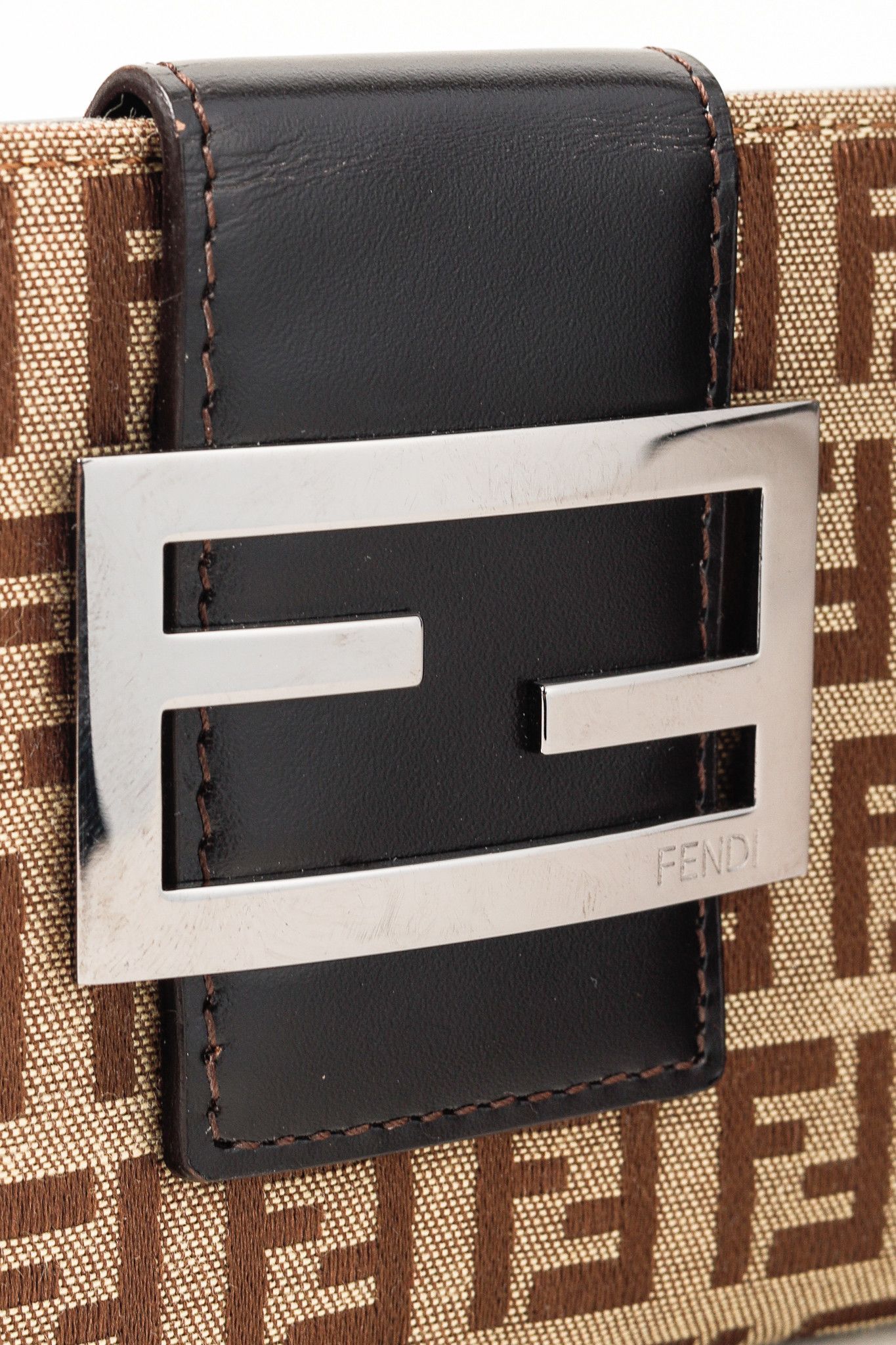 Fendi Fendi Zucca FF Logo Forever Continental Long Brown Wallet Size ONE SIZE - 6 Thumbnail