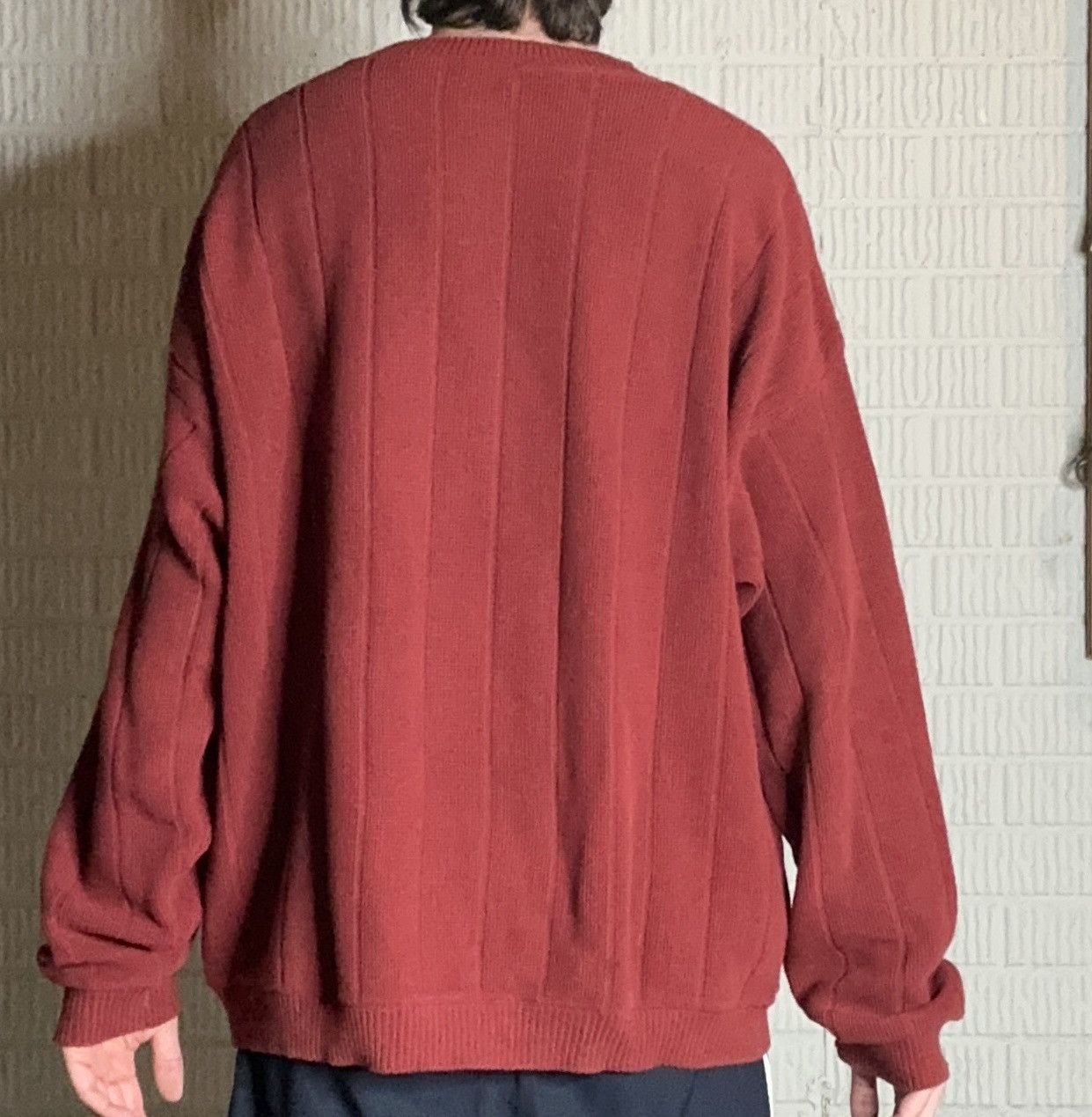 Izod Vintage 90s IZOD 100% Cotton Knit Sweater Made In USA Size US XL / EU 56 / 4 - 2 Thumbnail