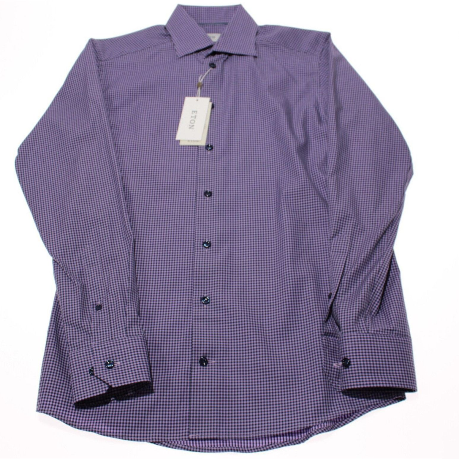 Eton Eton New with tags Shirt Size S US In Purple Size US S / EU 44-46 / 1 - 3 Thumbnail