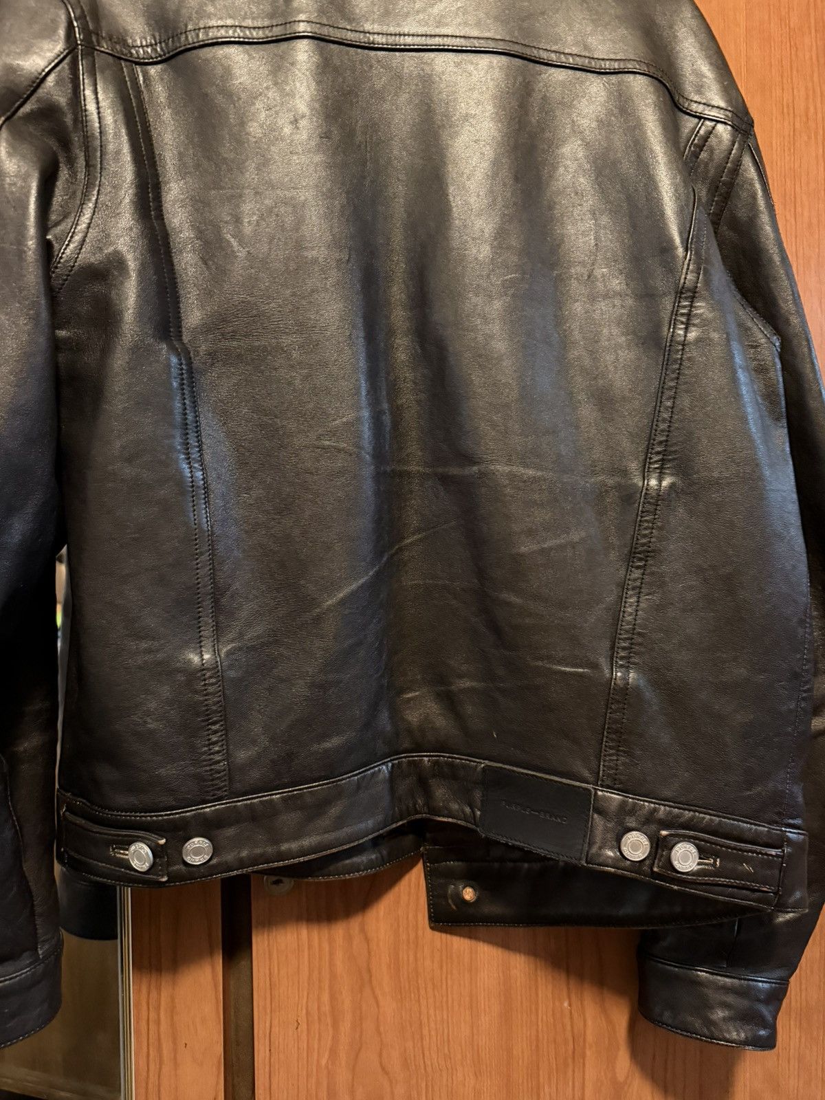 Purple Brand Purple Brand Leather P028 Leather Trucker Jacket Size US L / EU 52-54 / 3 - 9 Thumbnail