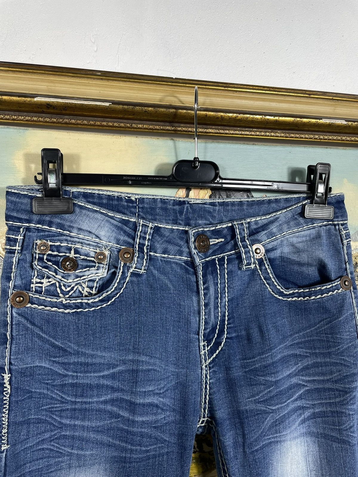 True Religion × Vintage True Religion Vintage Y2k Blue Denim Jeans Pants Drip Swag Size 30" / US 8 / IT 44 - 7 Thumbnail