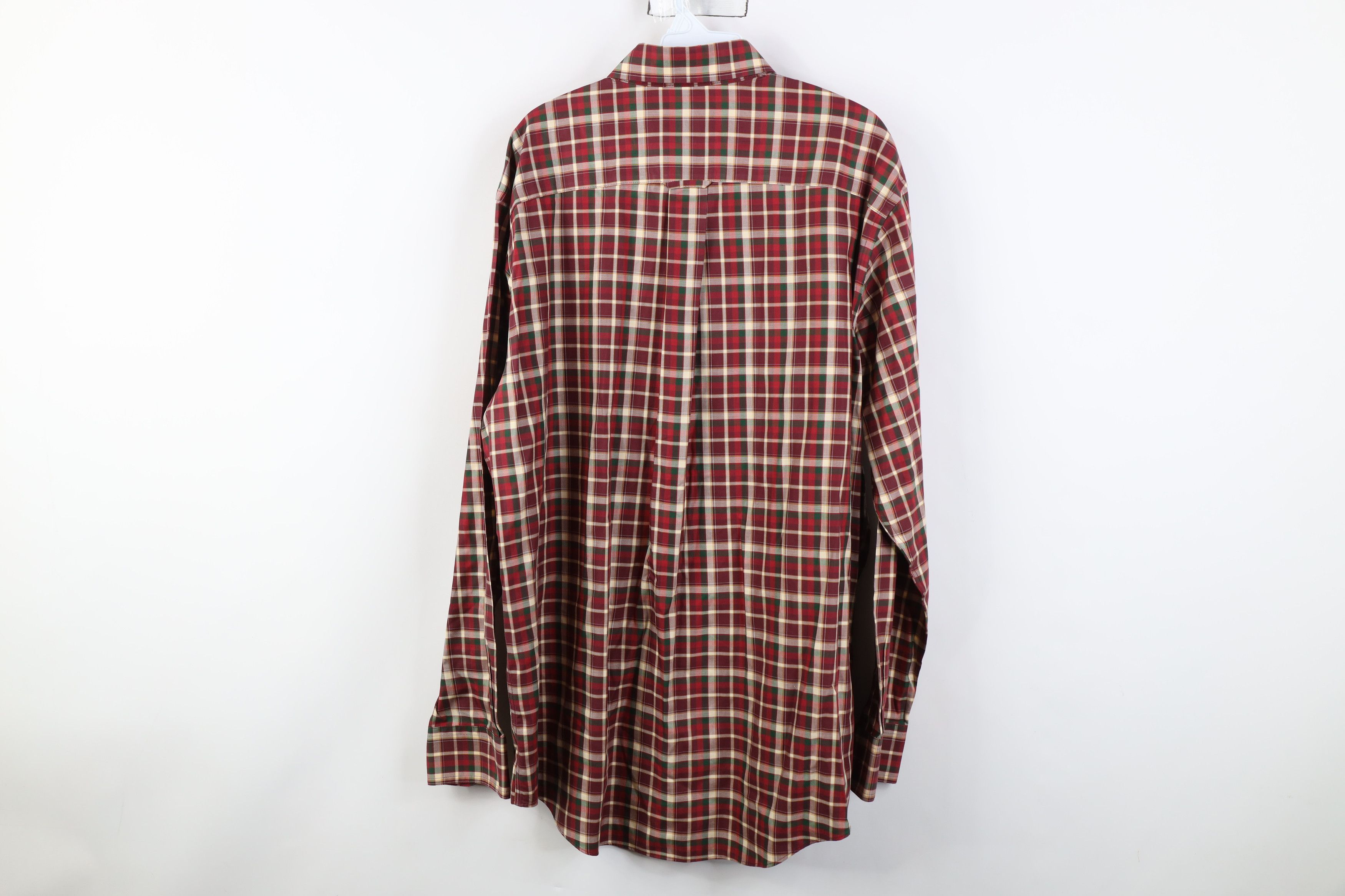 Cabelas Vintage Cabelas Collared Button Down Shirt Red Plaid Cotton Size US L / EU 52-54 / 3 - 10 Thumbnail
