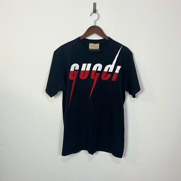 Gucci Gucci Blade Logo T-Shirt Size M Size US M / EU 48-50 / 2 - 1 Thumbnail