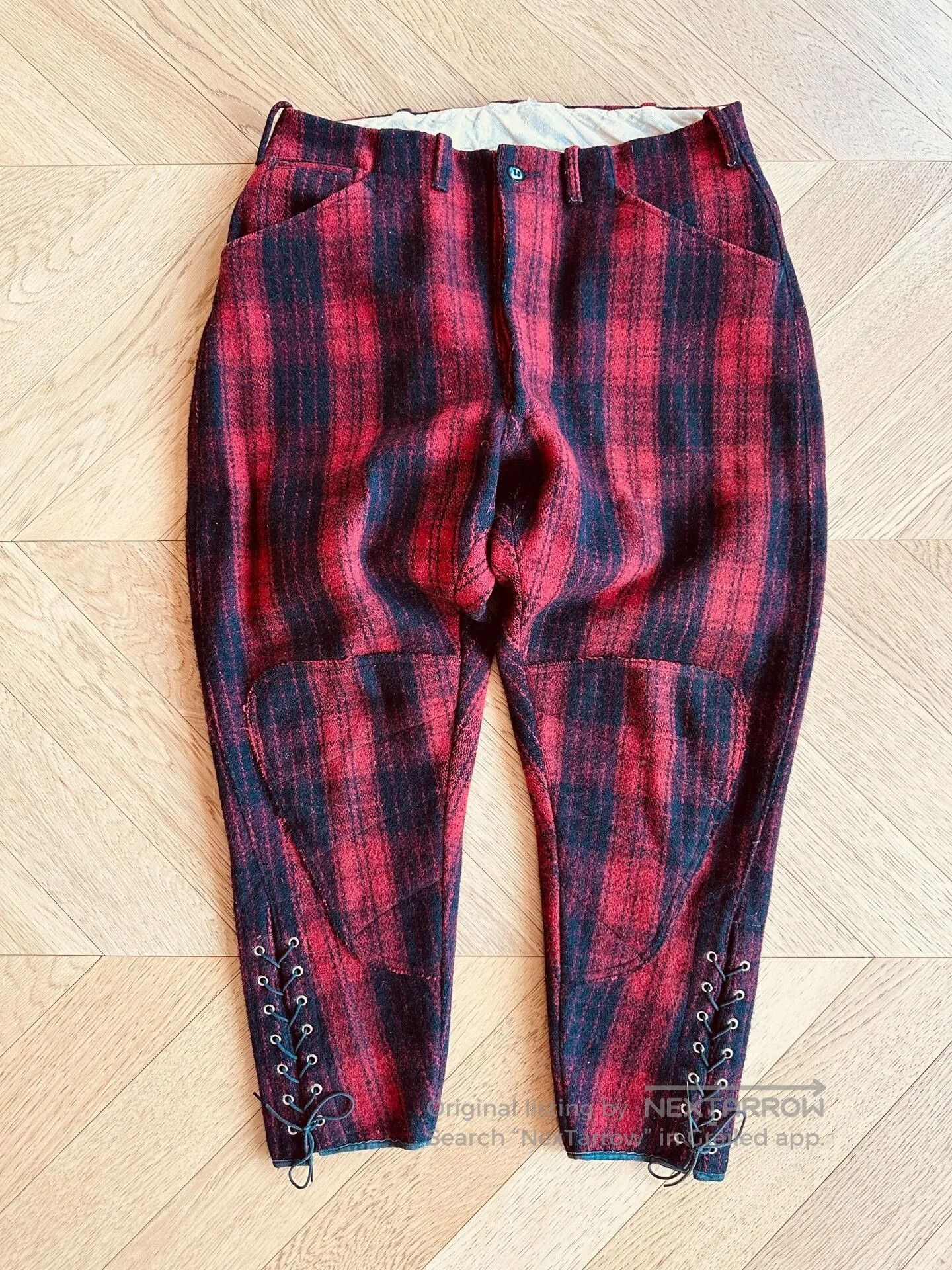 Woolrich Woolen Mills Vintage 60s Wool Hunting Trousers. Size US 32 / EU 48 - 1 Thumbnail