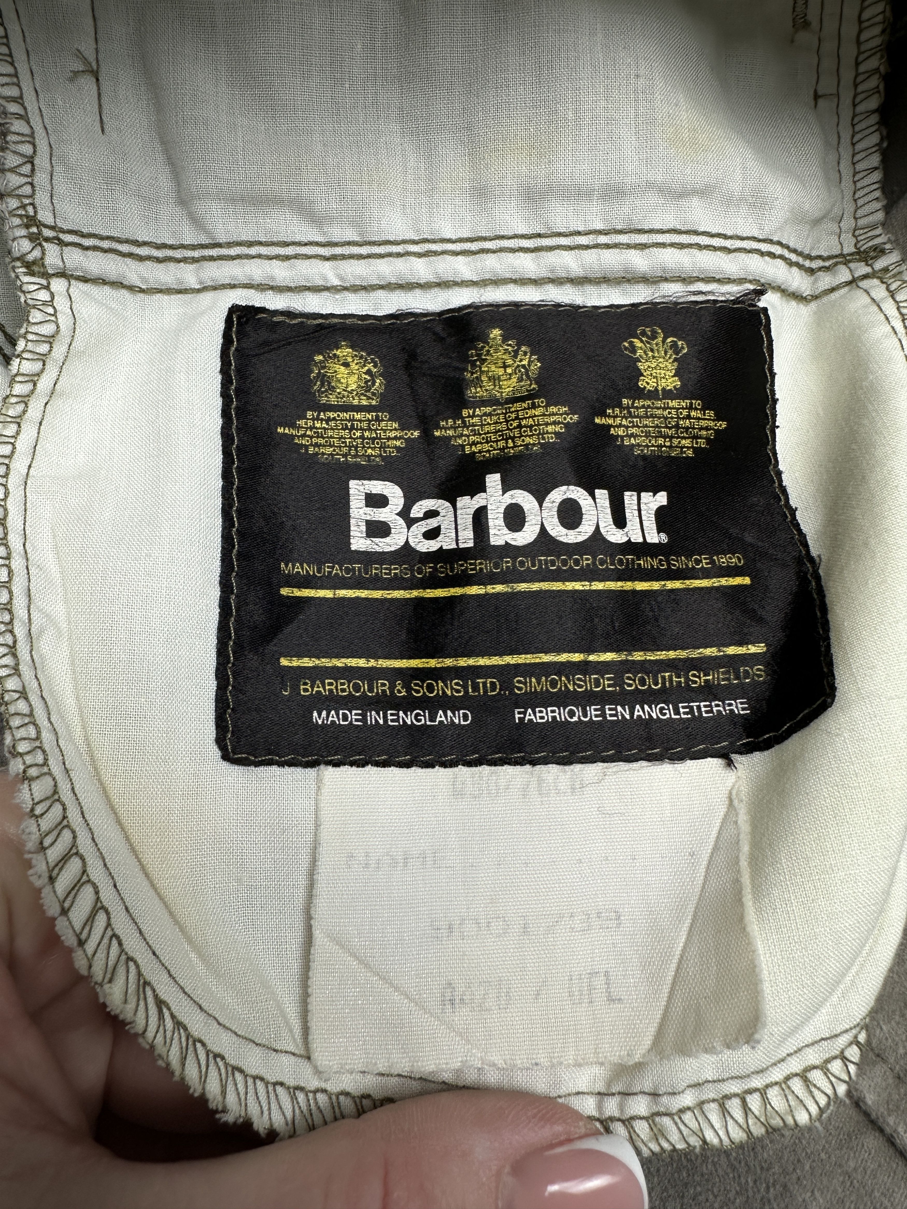 Barbour × Vintage Barbour 90s Vintage Chino Pants Heavy Cotton Size US 30 / EU 46 - 6 Thumbnail