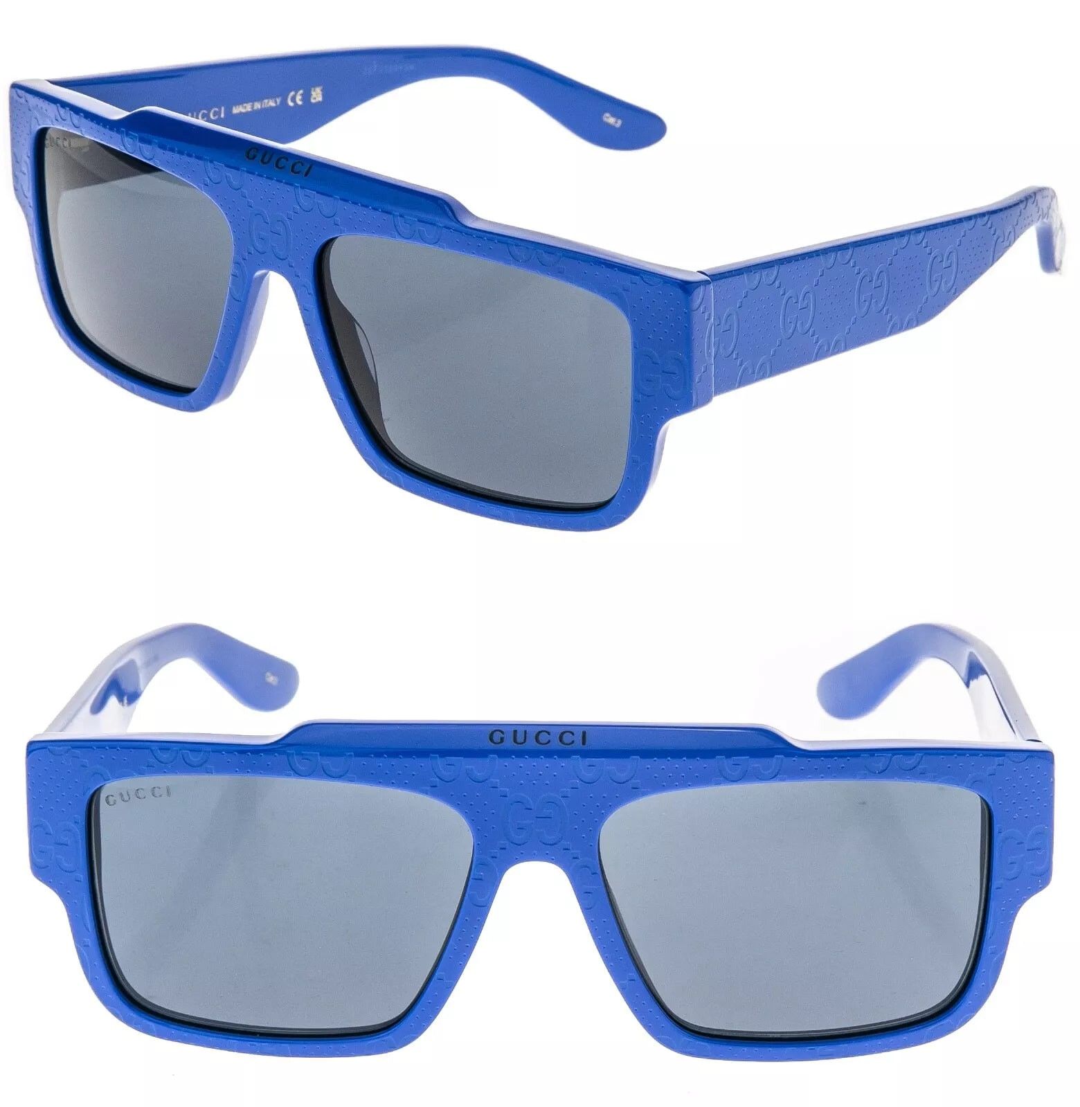 Gucci GUCCI 1460 GG Print Sport Aviator Gg1460S Sunglasses 008 Size ONE SIZE - 1 Thumbnail