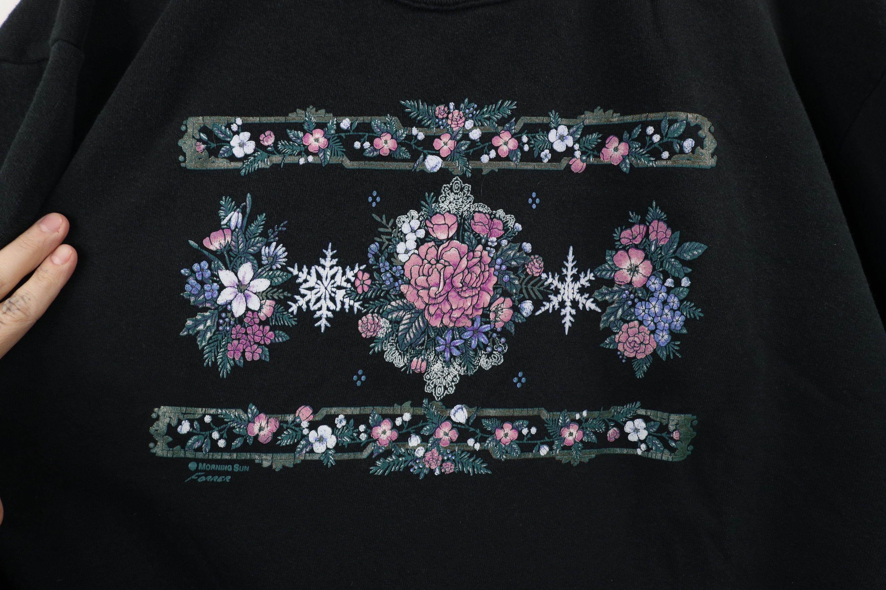 Vintage Vintage 90s Streetwear Country Farmhouse Sweatshirt USA Size XXL / US 16-18 / IT 52-54 - 5 Thumbnail