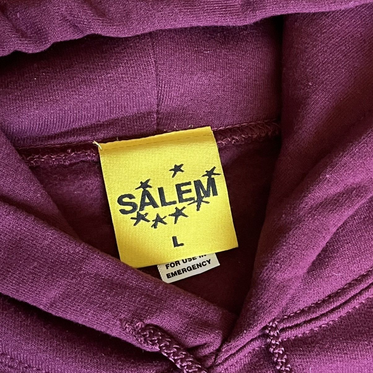 S4LEM S4LEM Salem Midwest Logo Hoodie Burgundy Size US L / EU 52-54 / 3 - 5 Thumbnail