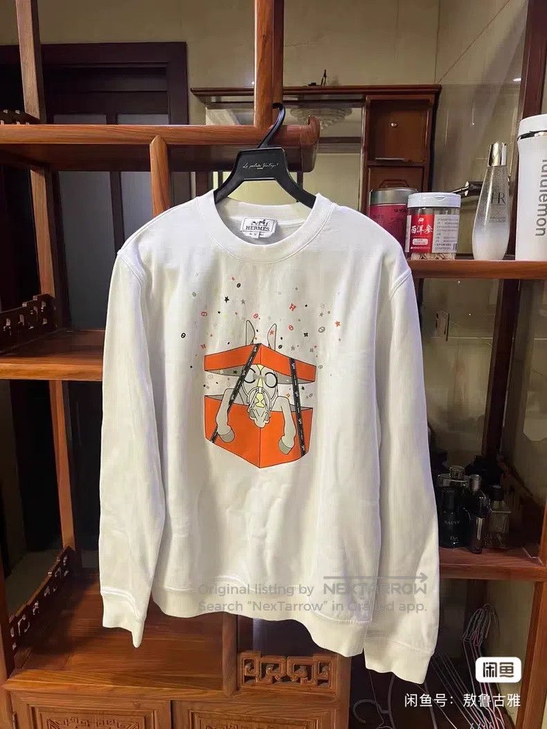 Hermes Hermes Men's Sweatshirt Jacket Size US M / EU 48-50 / 2 - 1 Thumbnail
