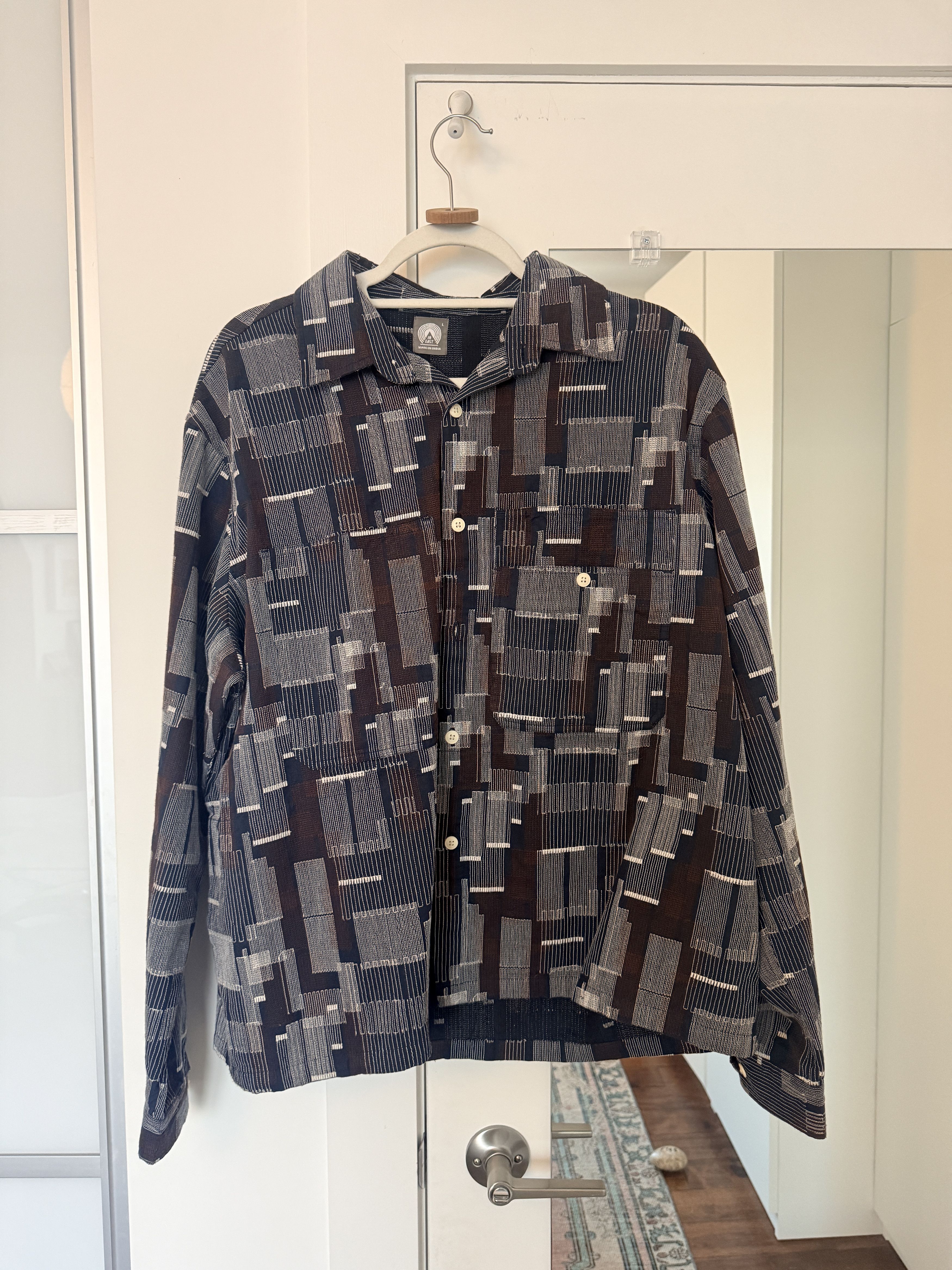 18 East PILCHUCK WORK SHIRT - EMBROIDERED COTTON MICRO RIPSTOP Size US L / EU 52-54 / 3 - 1 Thumbnail