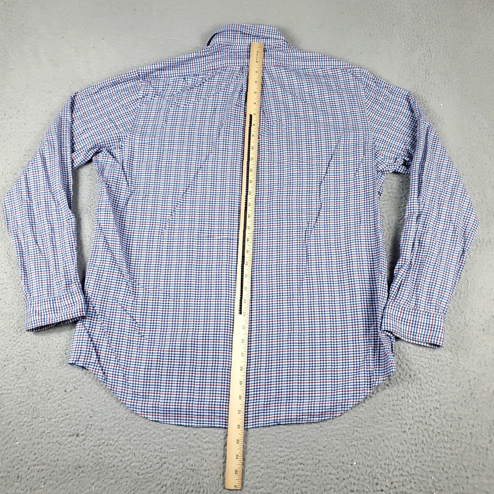 Ralph Lauren Ralph Lauren Shirt Mens XL Blue Check Pony Button-Down Long Sleeve Shirt Size US XL / EU 56 / 4 - 4 Thumbnail