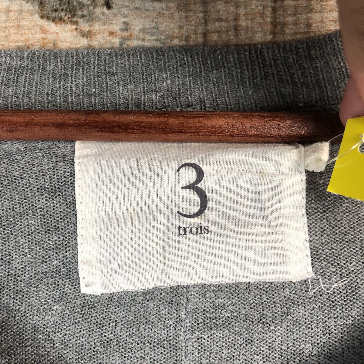 Homespun Knitwear DL 3 Trois Gray Knitwear #C728 Size XL / US 12-14 / IT 48-50 - 10 Thumbnail
