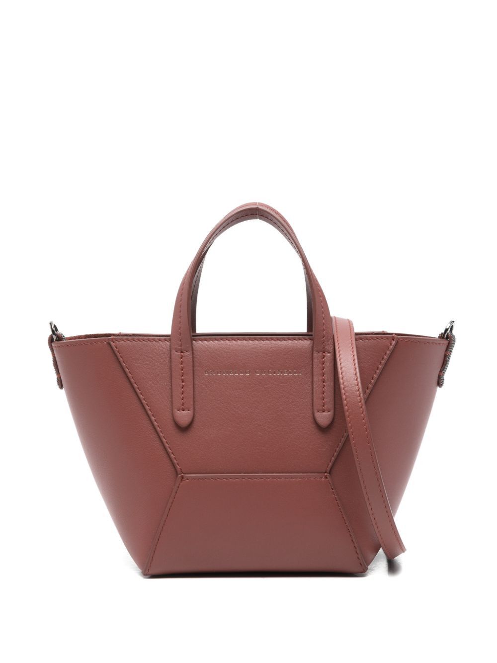 Brunello Cucinelli LEATHER TOTE BAG Size ONE SIZE - 1 Thumbnail
