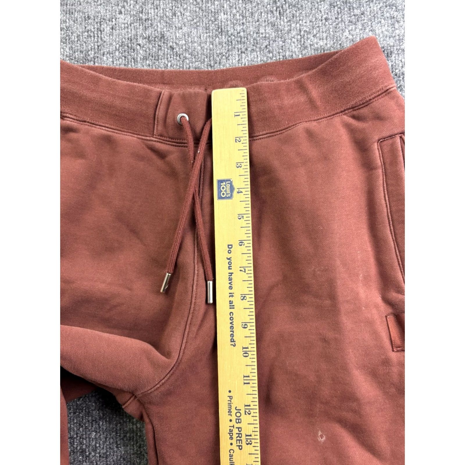 Jordan Brand Jordan Womens Sweatpants M Brown Fleece Wide-Leg Pockets Drawstring Casual Activewear 80/20 Cotton-Polyester Winter Size 32" / US 10 / IT 46 - 5 Thumbnail