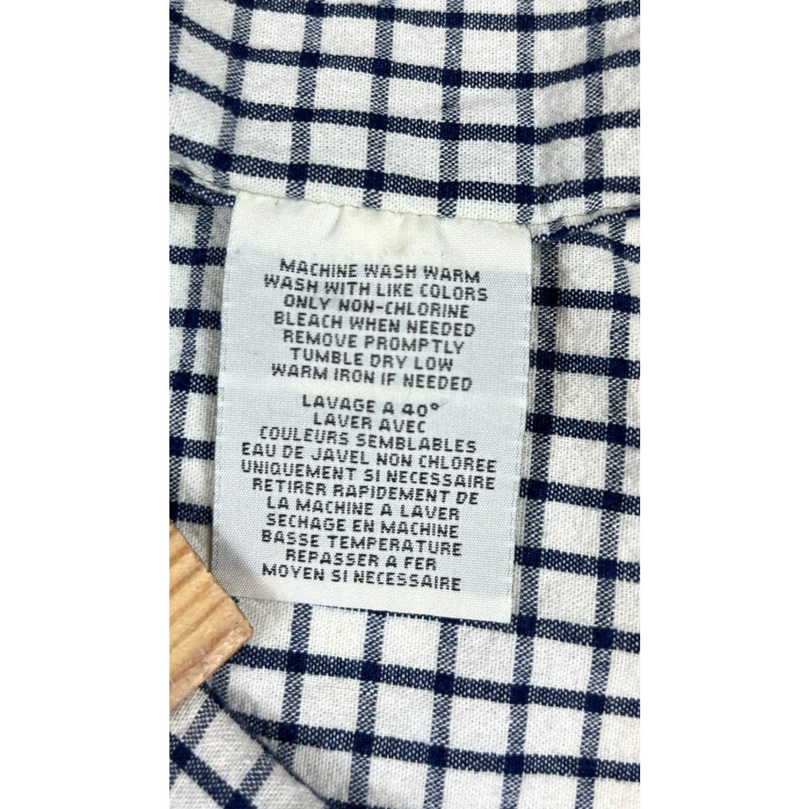 Vintage DENIM & SUPPLY RALPH LAUREN Men’s Button-Up Shirt Streetwear Sz L White Navy Check Long Sleeve Collared Pockets Casual Regular Fit Cotton Size US L / EU 52-54 / 3 - 7 Thumbnail
