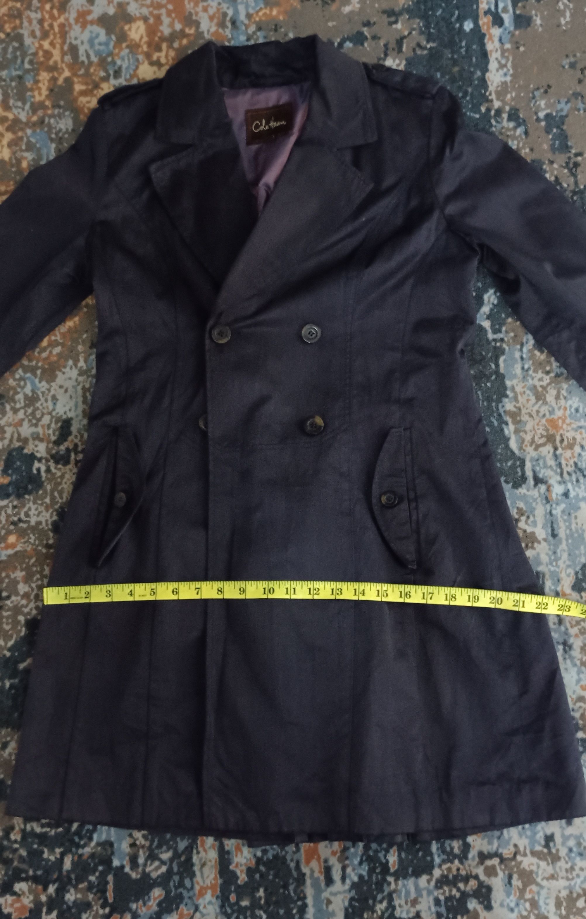 Cole Haan Vintage🔥Cole Haan Double Breast Trench Coat Size S / US 4 / IT 40 - 14 Thumbnail