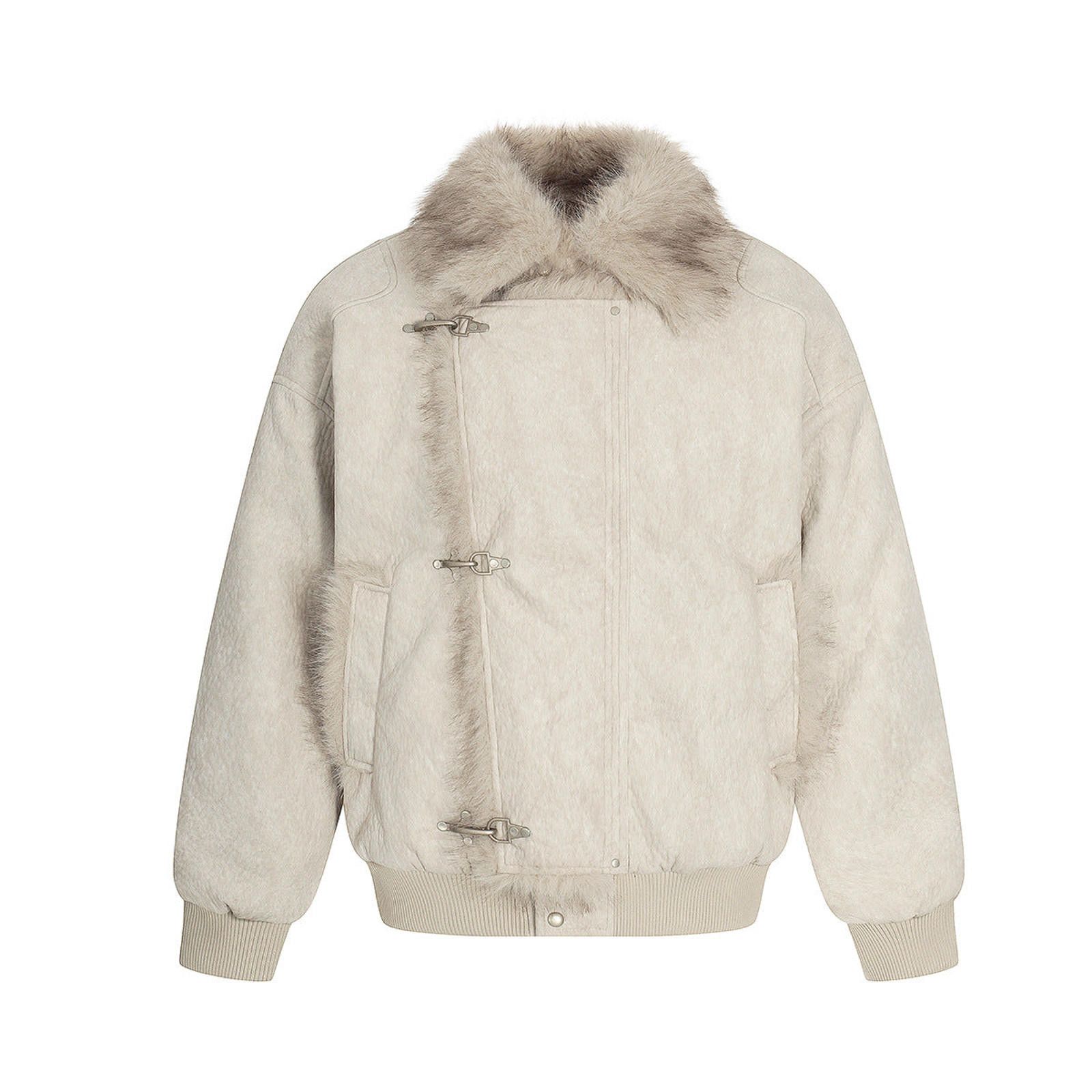 Japanese Brand Faux Shearling Bomber Jackets, Cozy Outerwear Size US M / EU 48-50 / 2 - 3 Thumbnail