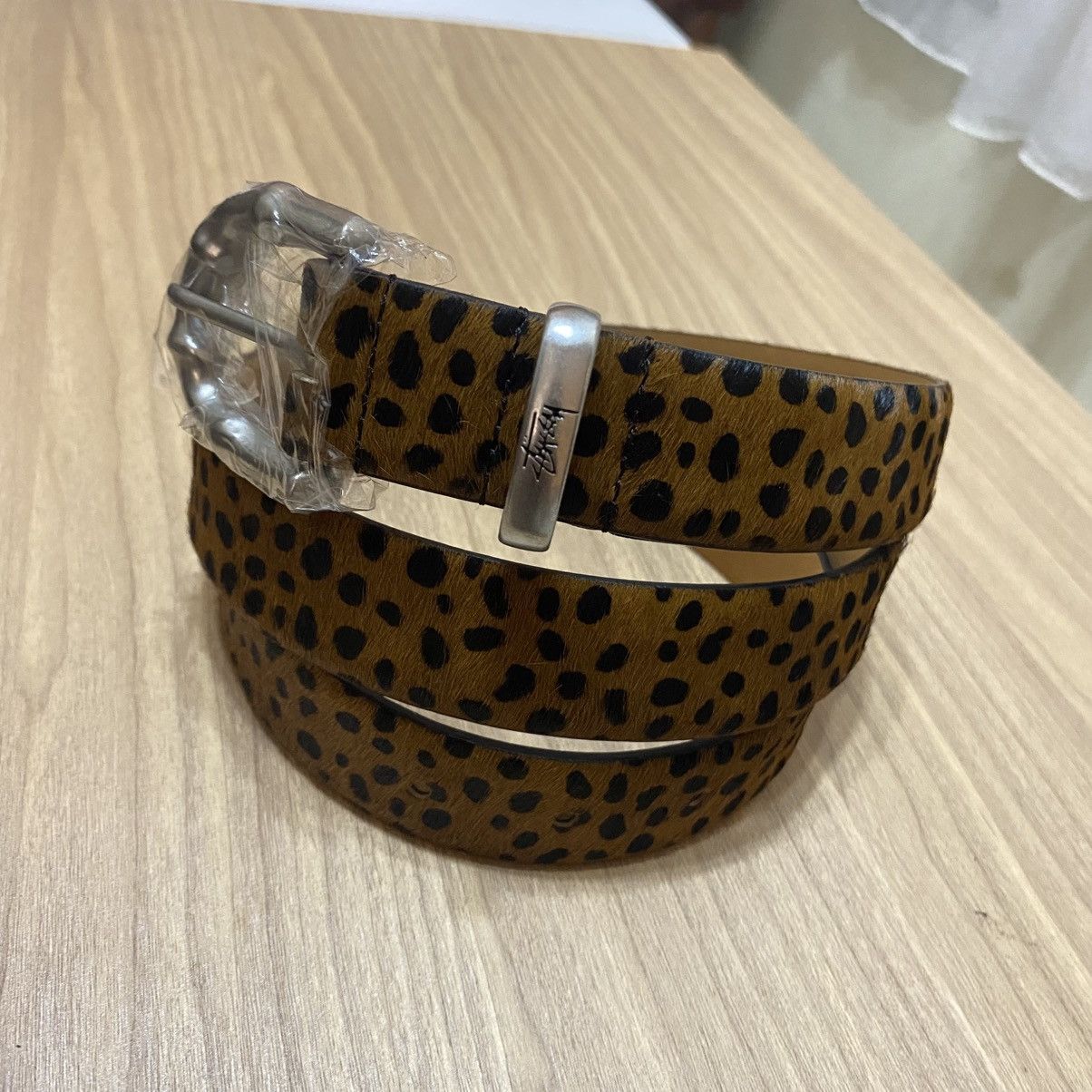 Stussy Stussy Hairy Belt "Leopard" Size ONE SIZE - 1 Thumbnail