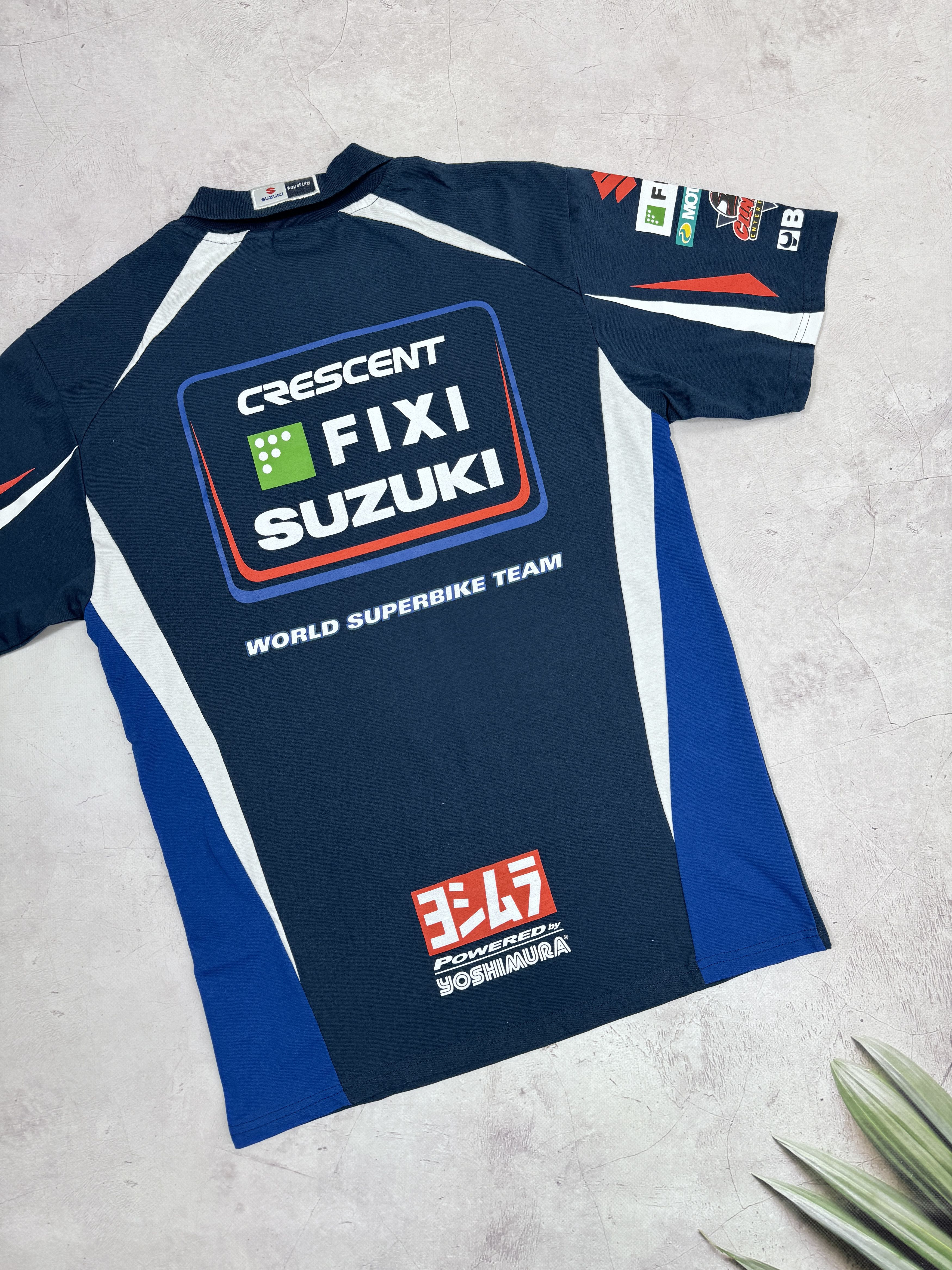 Other Crescent Fixi Suzuki World Superbike Team Polo T-Shirt Size US S / EU 44-46 / 1 - 12 Thumbnail