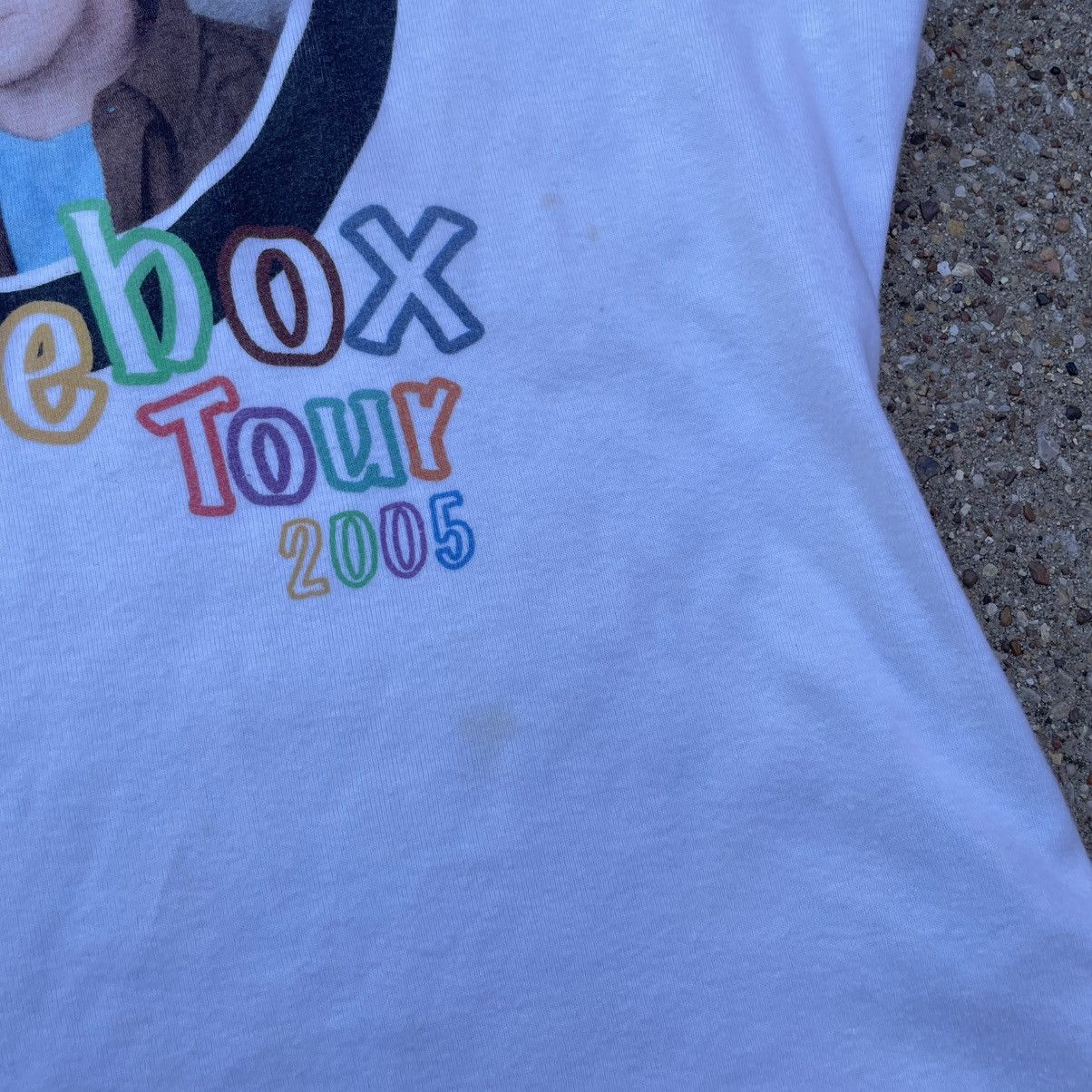 Other Vintage 2005 Clay Aiken Jukebox Tour Women's Baby Tee Size L / US 10 / IT 46 - 4 Thumbnail