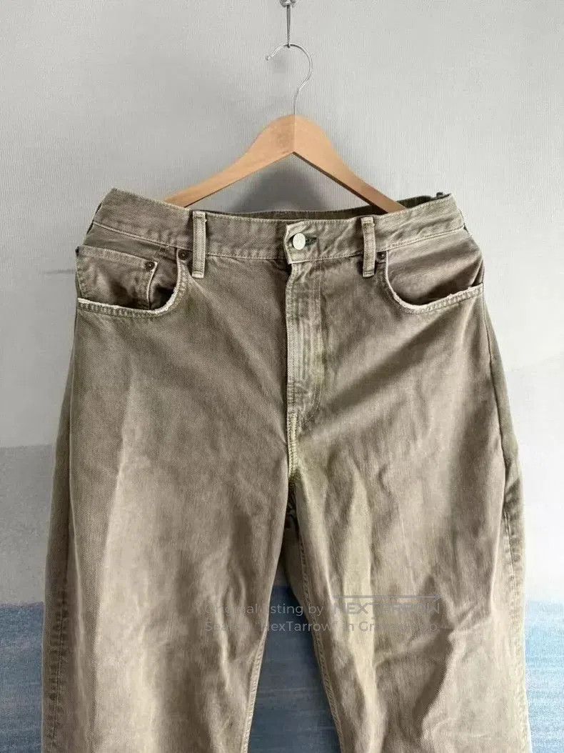 Acne Studios Acne Studios Khaki Flared Denim Pants. Size US 34 / EU 50 - 2 Thumbnail