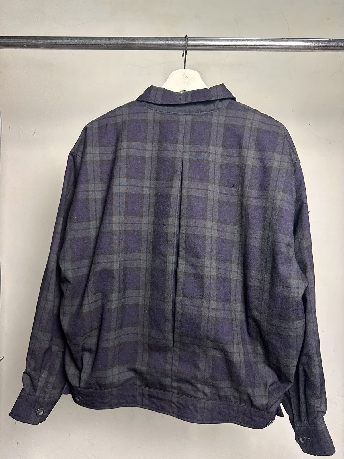 Issey Miyake 80’s Miyake Design Studio Tartan Bomber Jacket Size US L / EU 52-54 / 3 - 15 Thumbnail