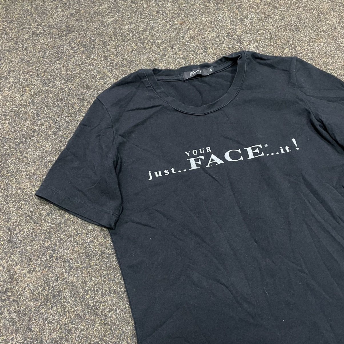 Gildan Vintage Y2K ADULT “ Just Your Face It Thrash “ FUNNY BuyTee Size S / US 4 / IT 40 - 2 Thumbnail