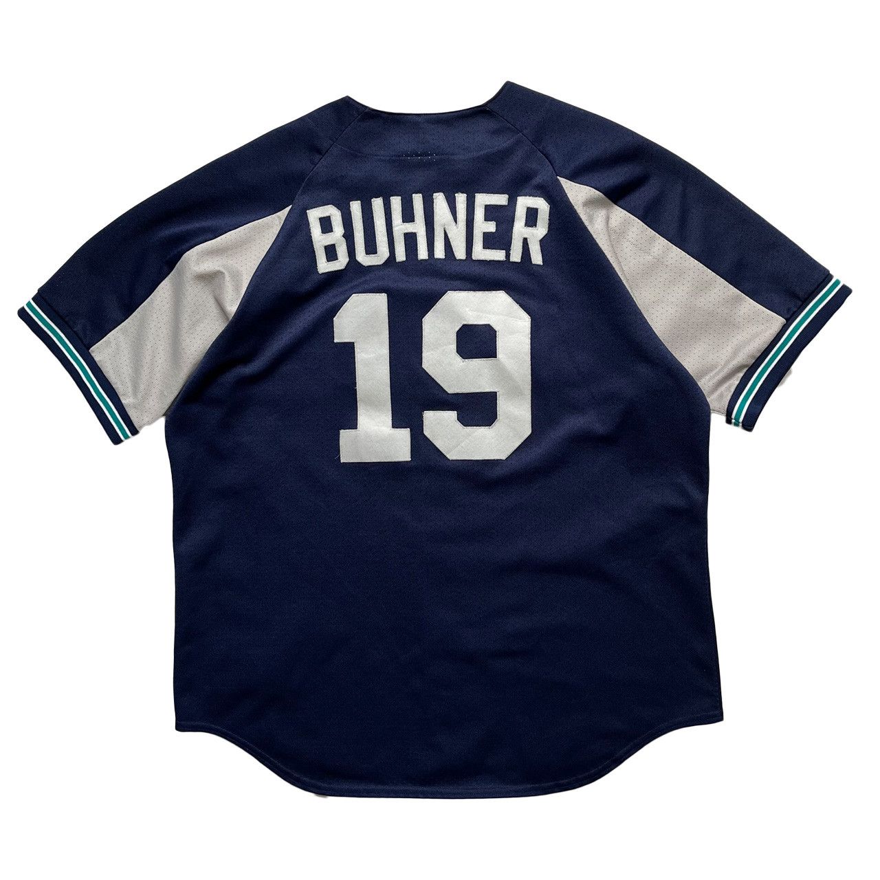 MAJESTIC  JAY BUHNER, Seattle Mariners 1997 Throwback Baseball Jersey