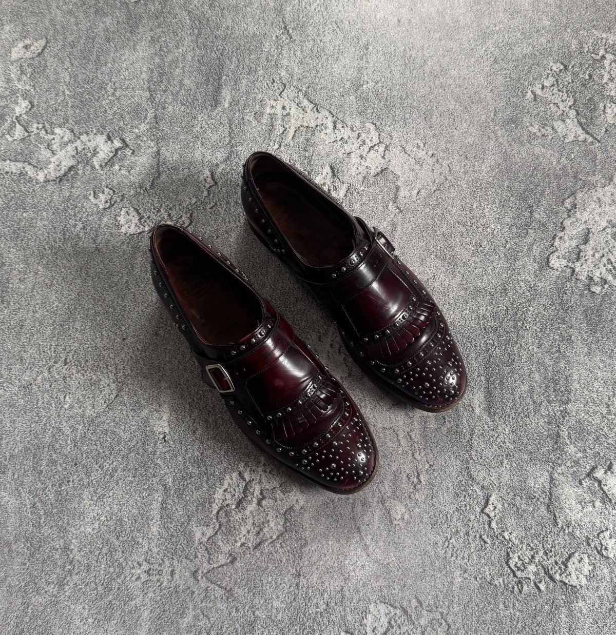Church's Church’s Shanghai Leather Brogue Fringed Loafers monk shoes Size US 7.5 / IT 37.5 - 1 Thumbnail