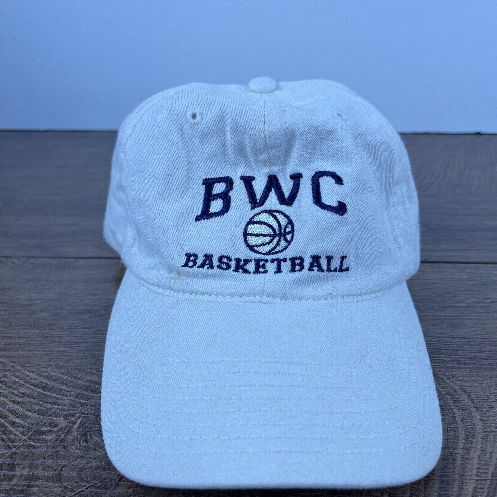 Other BWC Basketball Hat Baldwin Wallace White Adjustable Hat Adul Size ONE SIZE - 1 Thumbnail