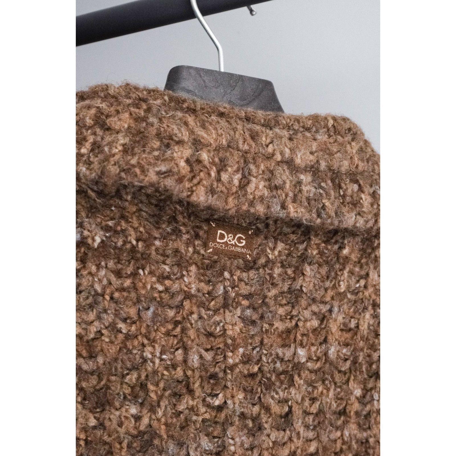 Dolce & Gabbana Dolce gabbana 90s knitted wool button turtleneck sweater Size US M / EU 48-50 / 2 - 9 Thumbnail