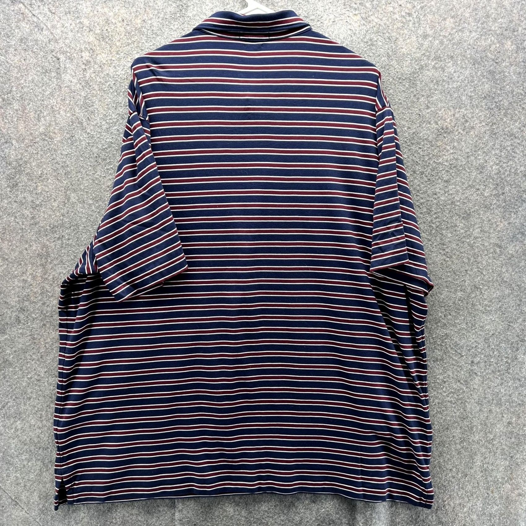Polo Ralph Lauren Polo Ralph Lauren Polo Shirt Mens 2XL Navy Striped Classic Cotton Golf Shirt Mens 2XL Navy Striped Polo Size US XXL / EU 58 / 5 - 2 Thumbnail