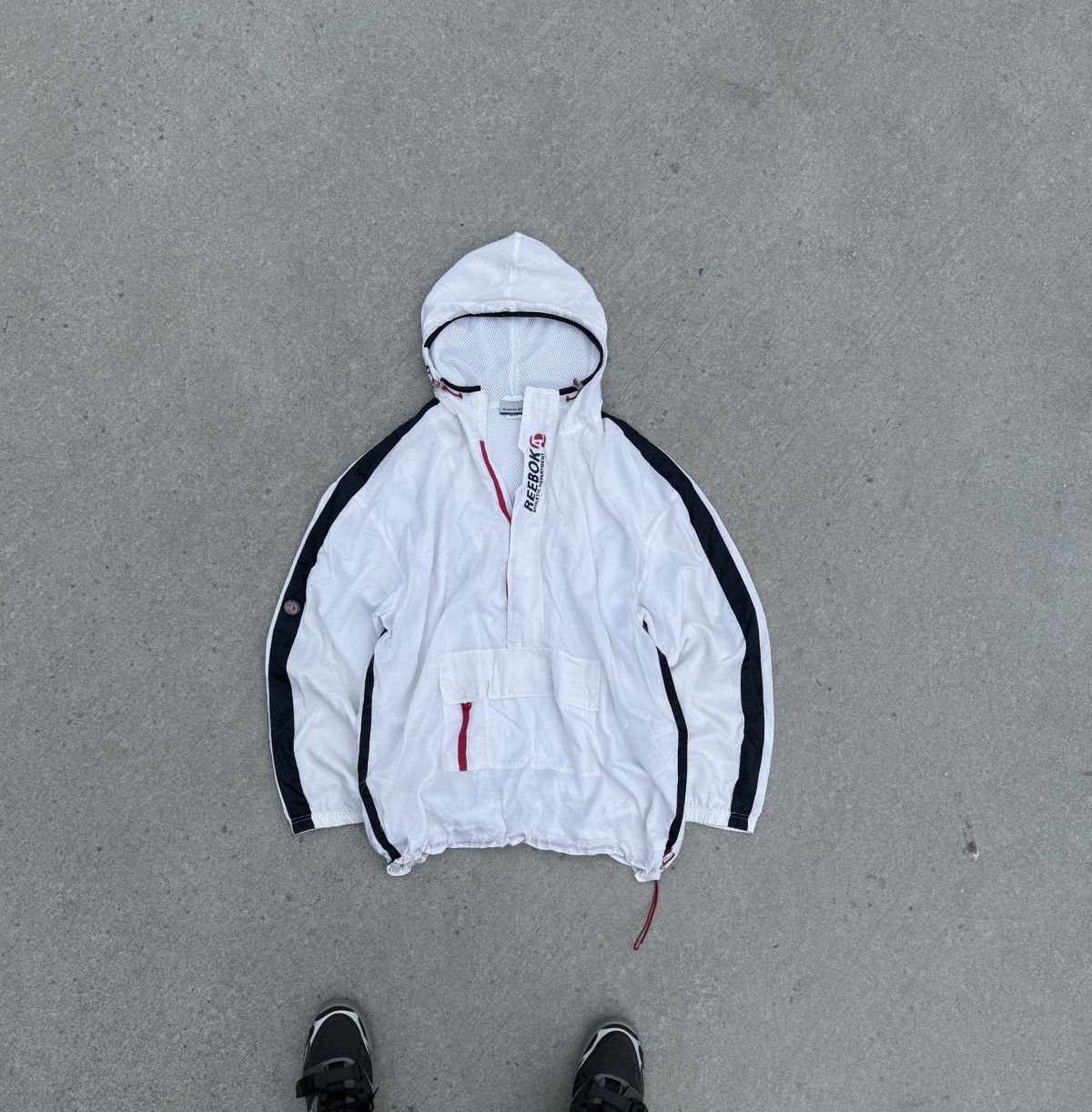 Other Vintage Reebok Y2K avantgarde streetwear anorak jacket Size US XL / EU 56 / 4 - 2 Thumbnail